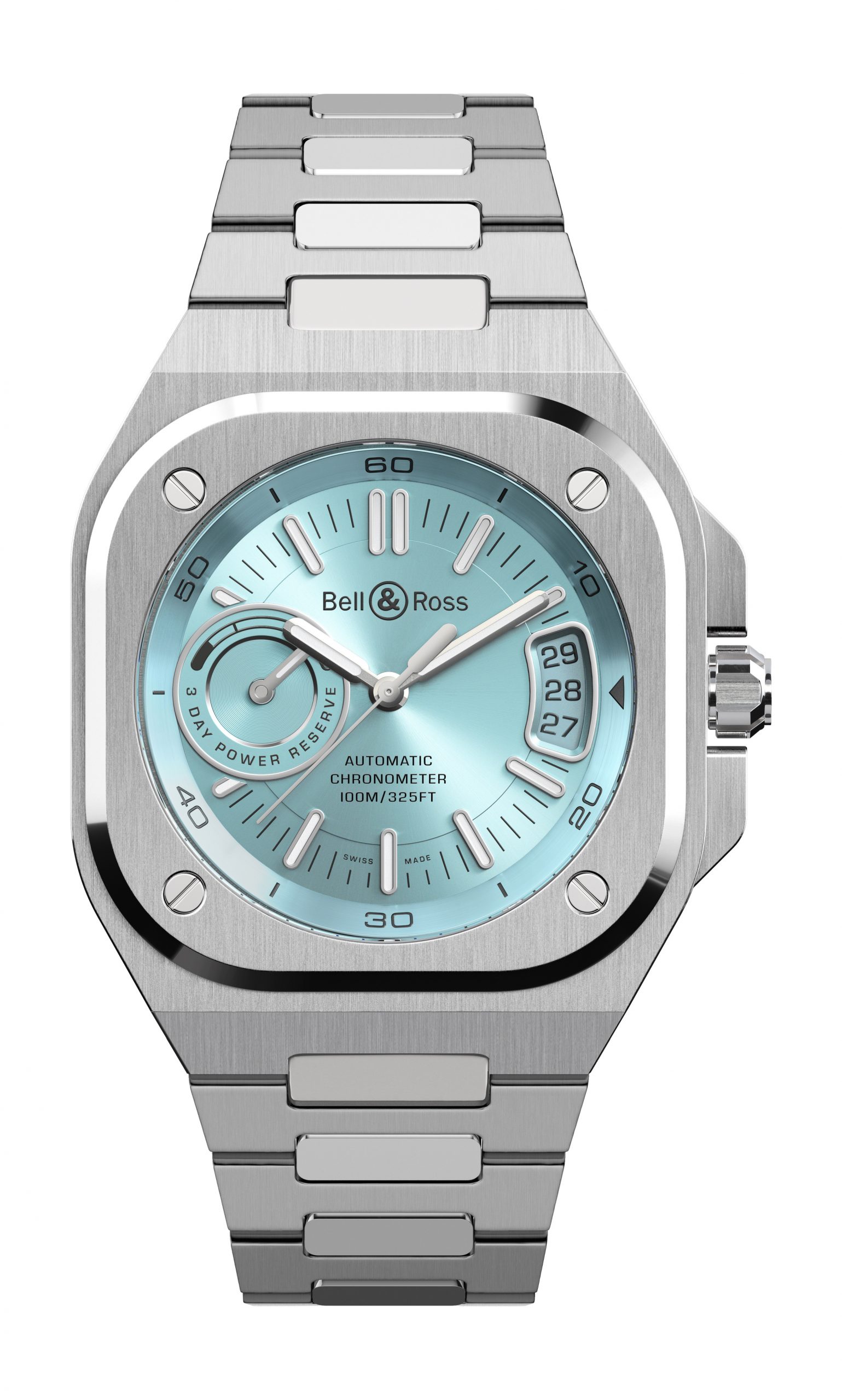Bell & Ross BR-X5 Ice Blue Steel watch