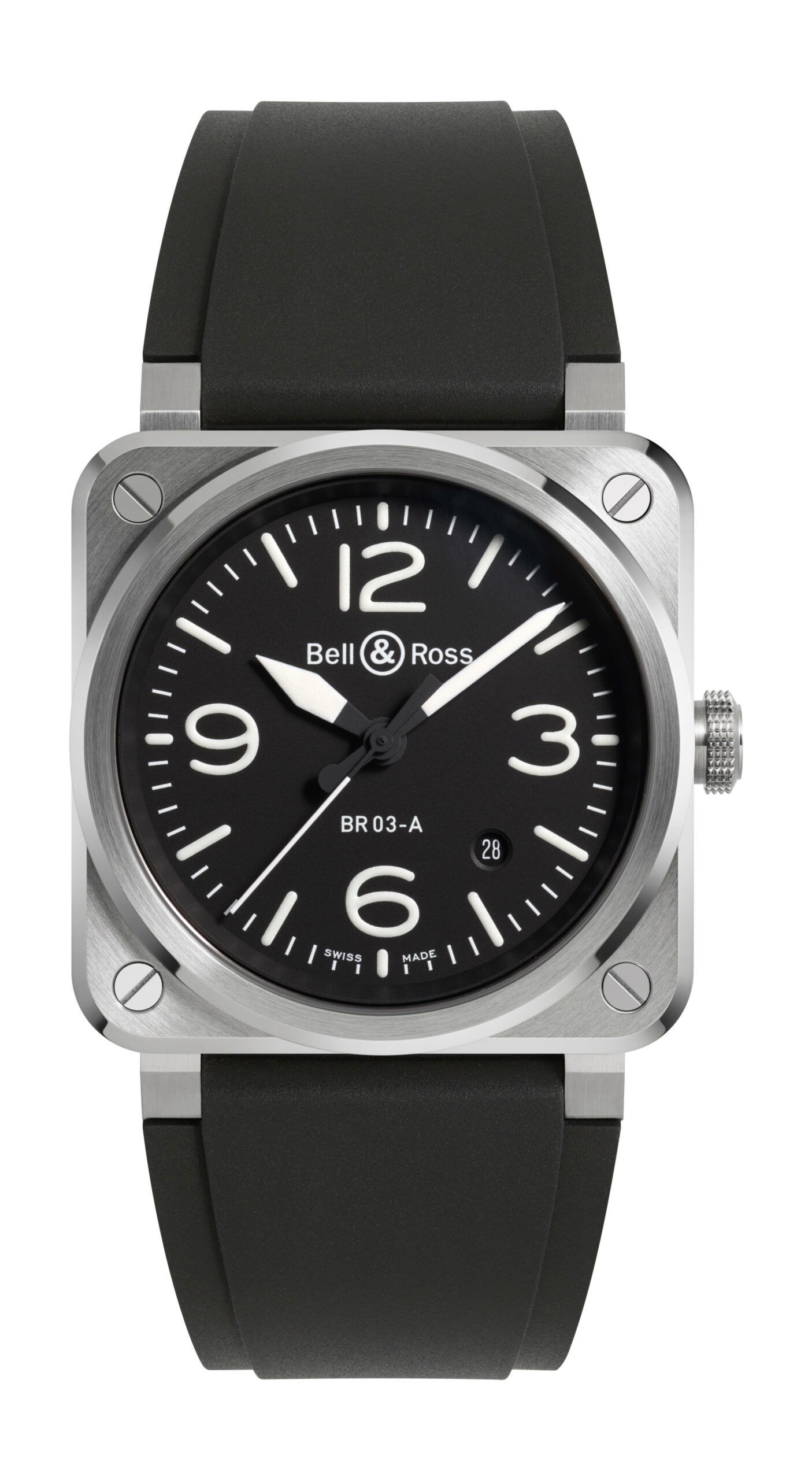Bell & Ross BR 03 Black Steel watch