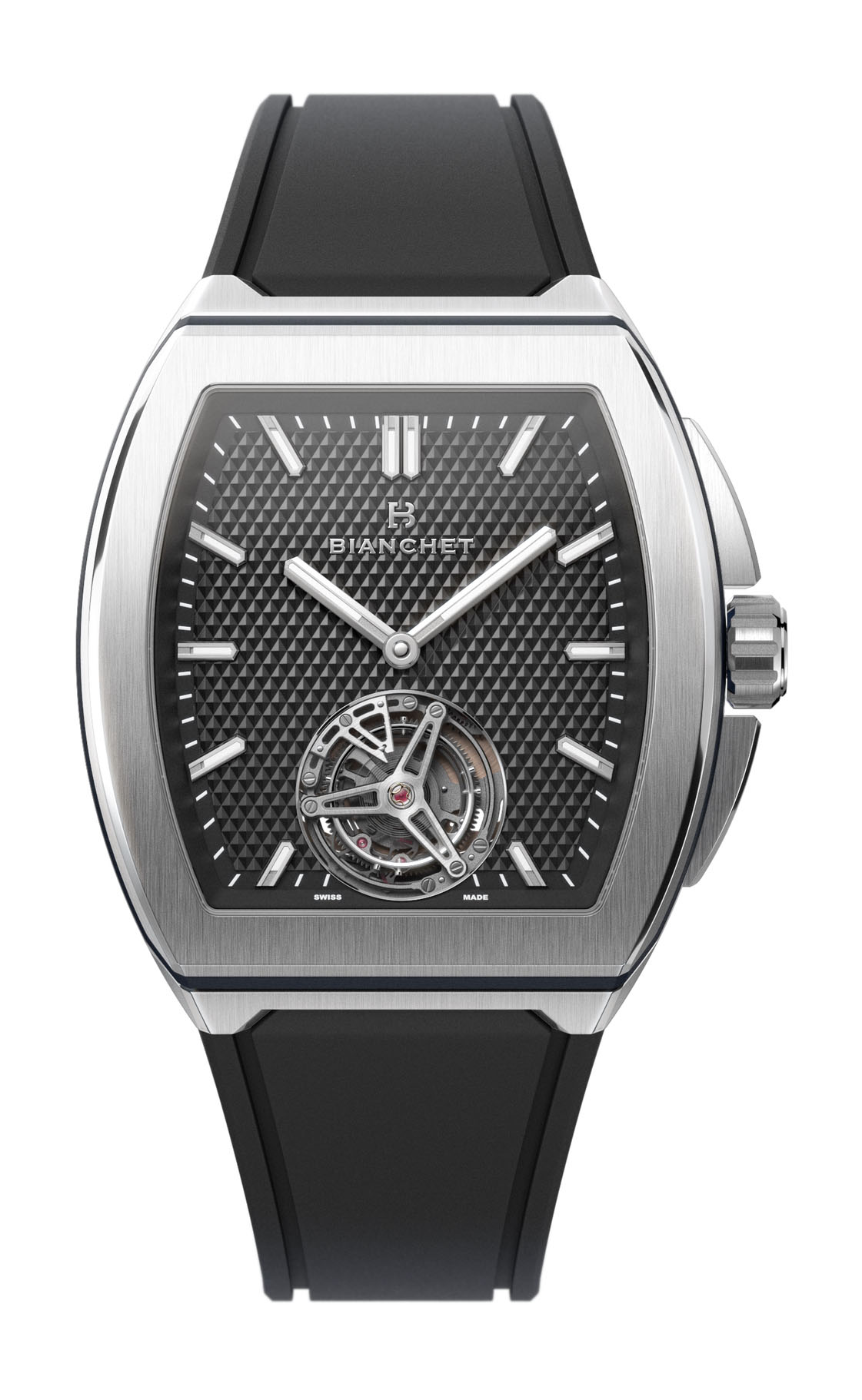 Bianchet B 1.618 Flying Tourbillon UltraFino Titanium Dial Black - View 3