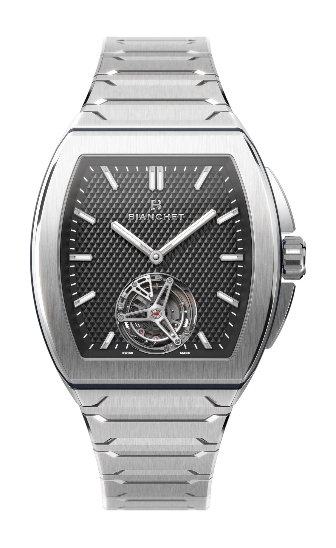 Bianchet B 1.618 Flying Tourbillon UltraFino Titanium Dial Black watch