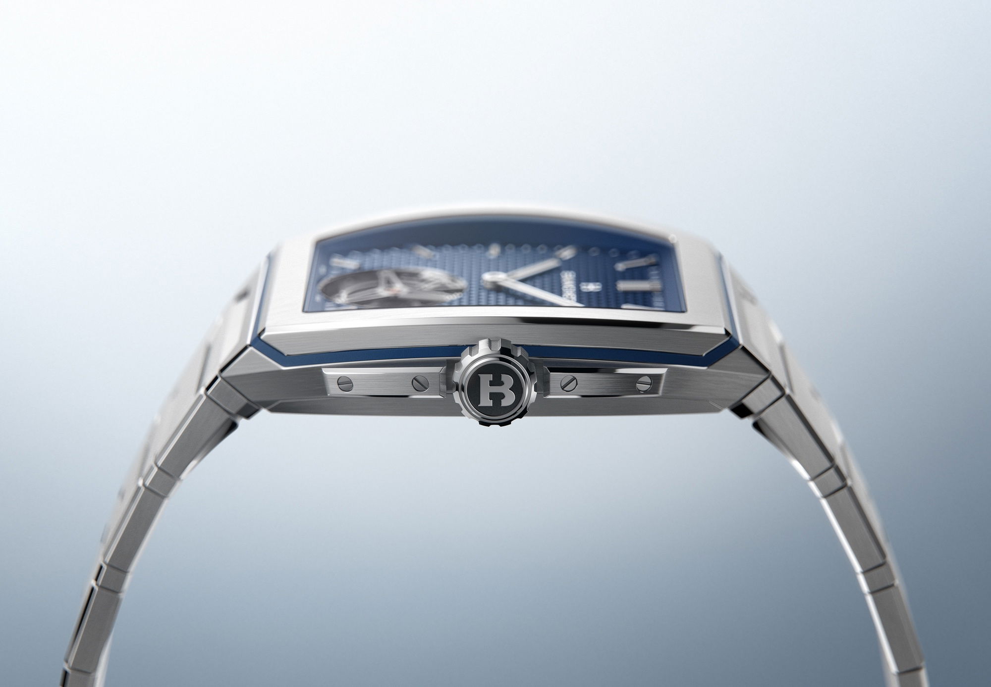 Bianchet B 1.618 Flying Tourbillon UltraFino Titanium Dial Blue - View 2