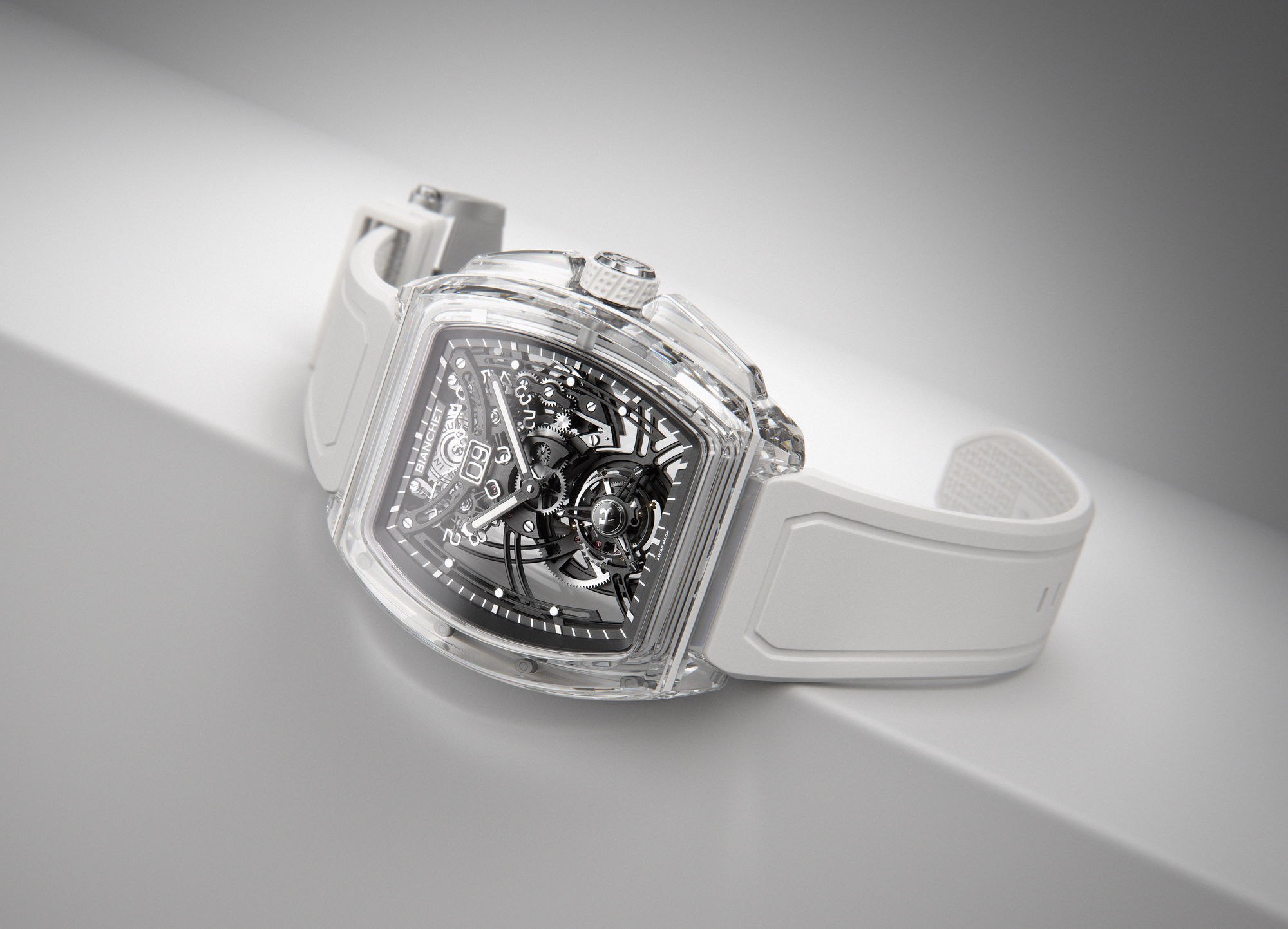 Bianchet Flying Tourbillon Grande Date B1.618 Sapphire - View 2