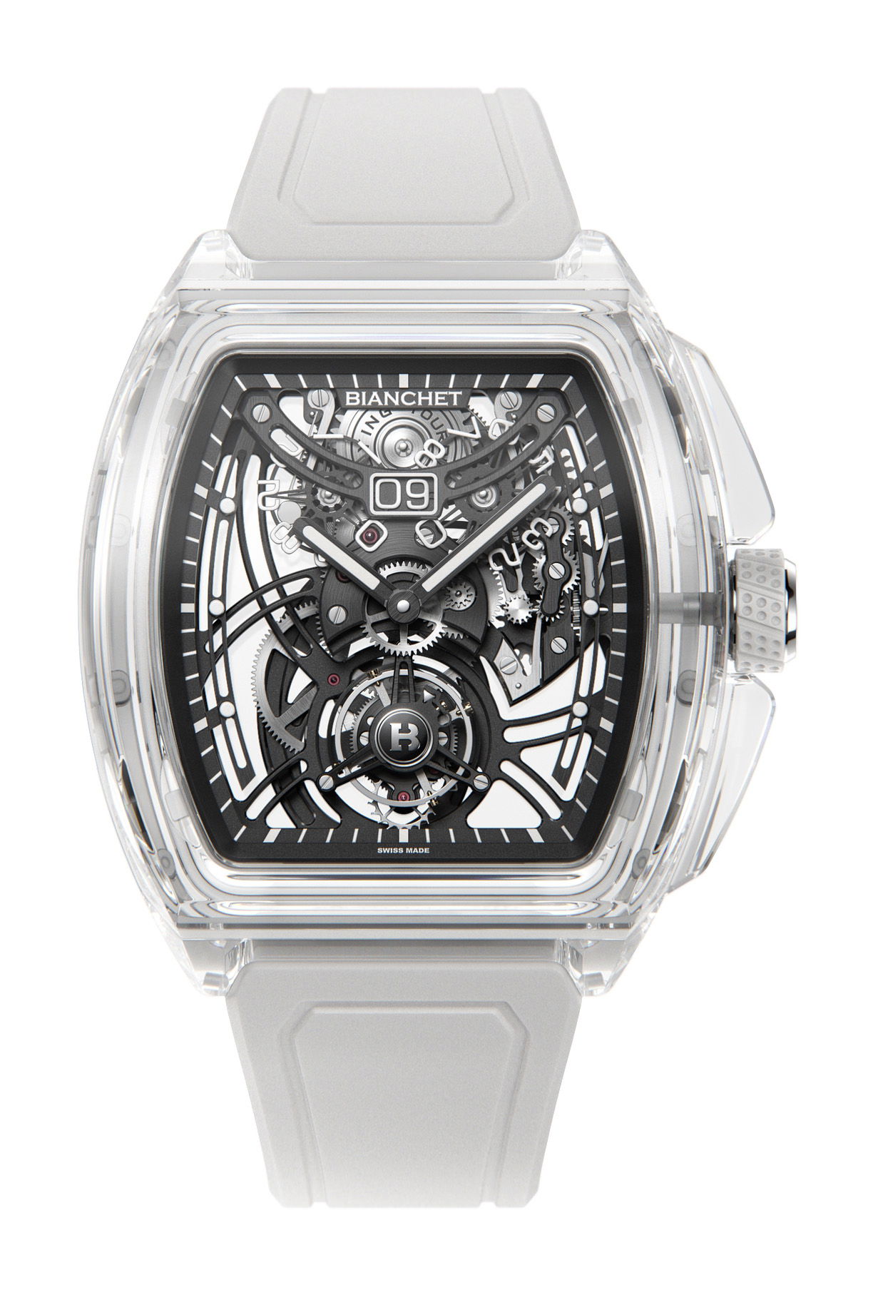 Bianchet Flying Tourbillon Grande Date B1.618 Sapphire watch
