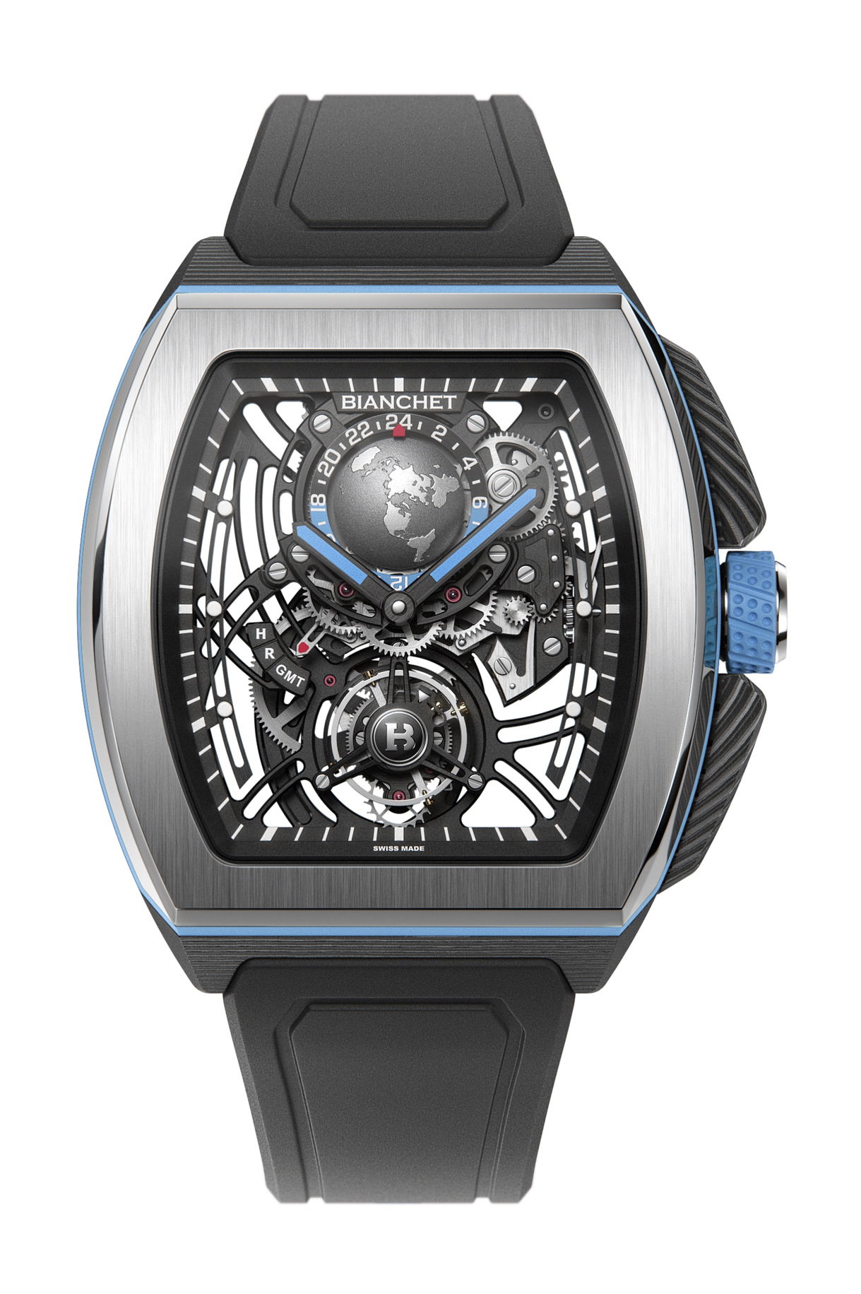 Bianchet Flying Tourbillon Sport GMT Hybrid Sky Blue watch