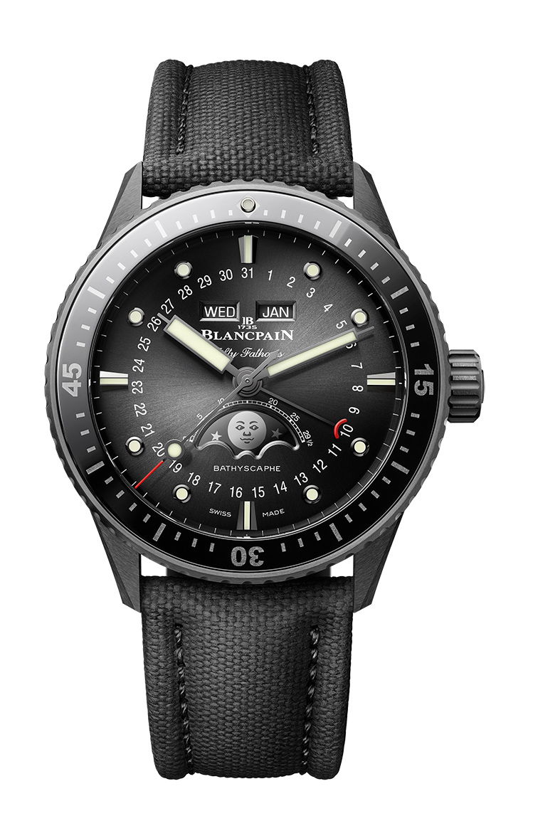 Blancpain Fifty Fathoms Bathyscape Quantième Complet Phases de Lune watch