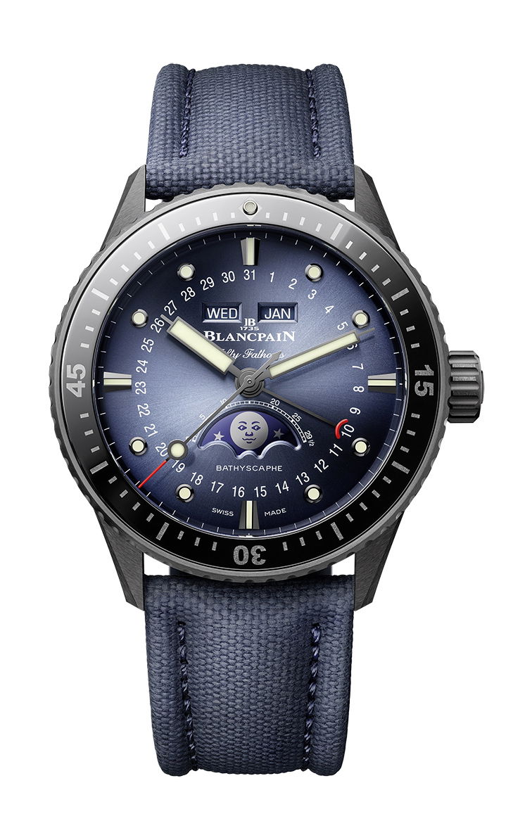 Blancpain Fifty Fathoms Bathyscape Quantième Complet Phases de Lune watch