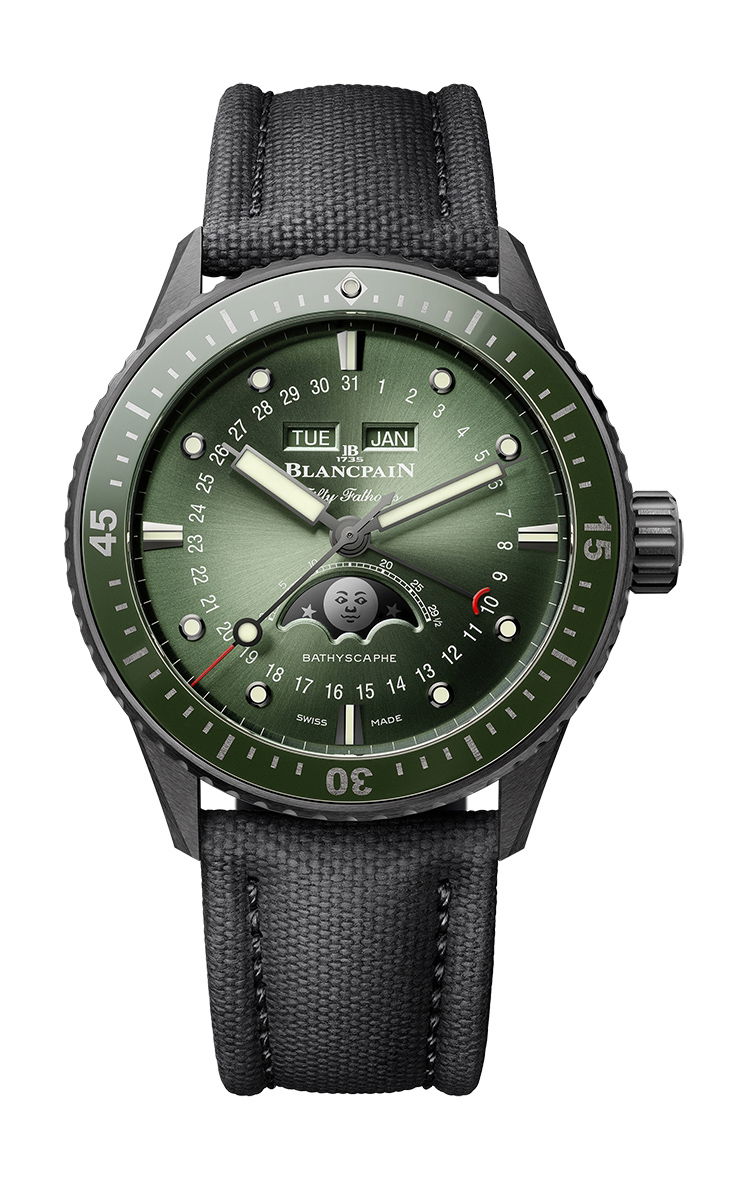 Blancpain Fifty Fathoms Bathyscape Quantième Complet Phases de Lune watch