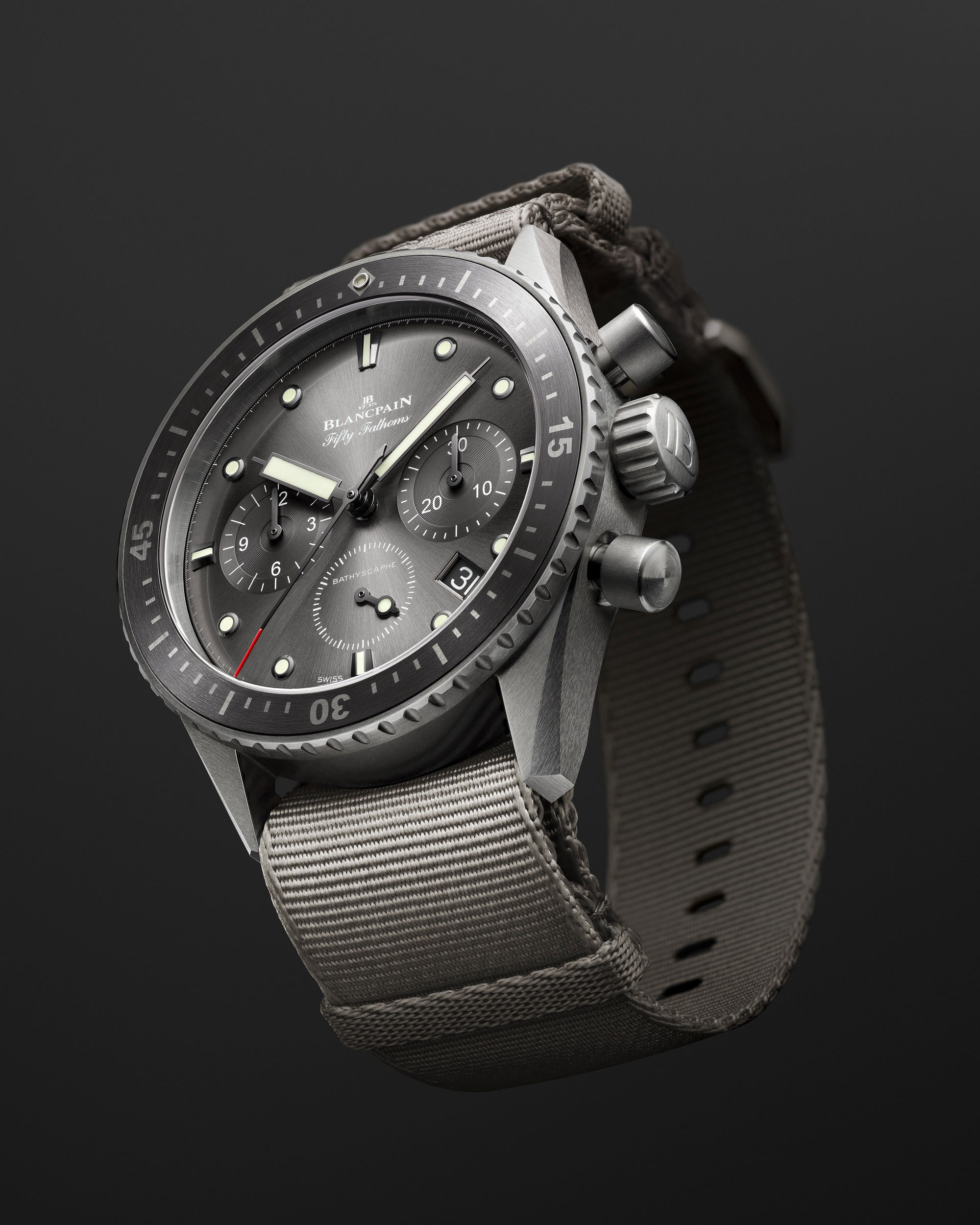 Blancpain Fifty Fathoms Bathyscaphe Chronographe Flyback - View 3