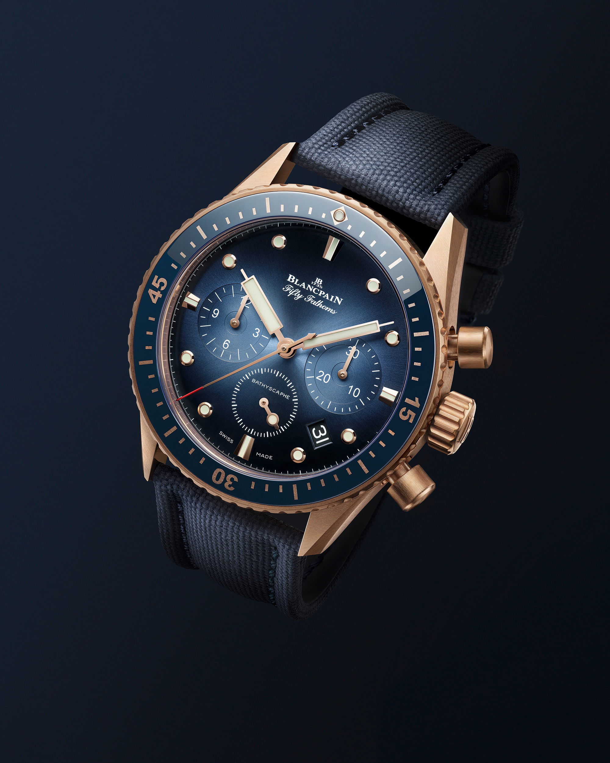 Blancpain Fifty Fathoms Bathyscaphe Chronographe Flyback - View 3