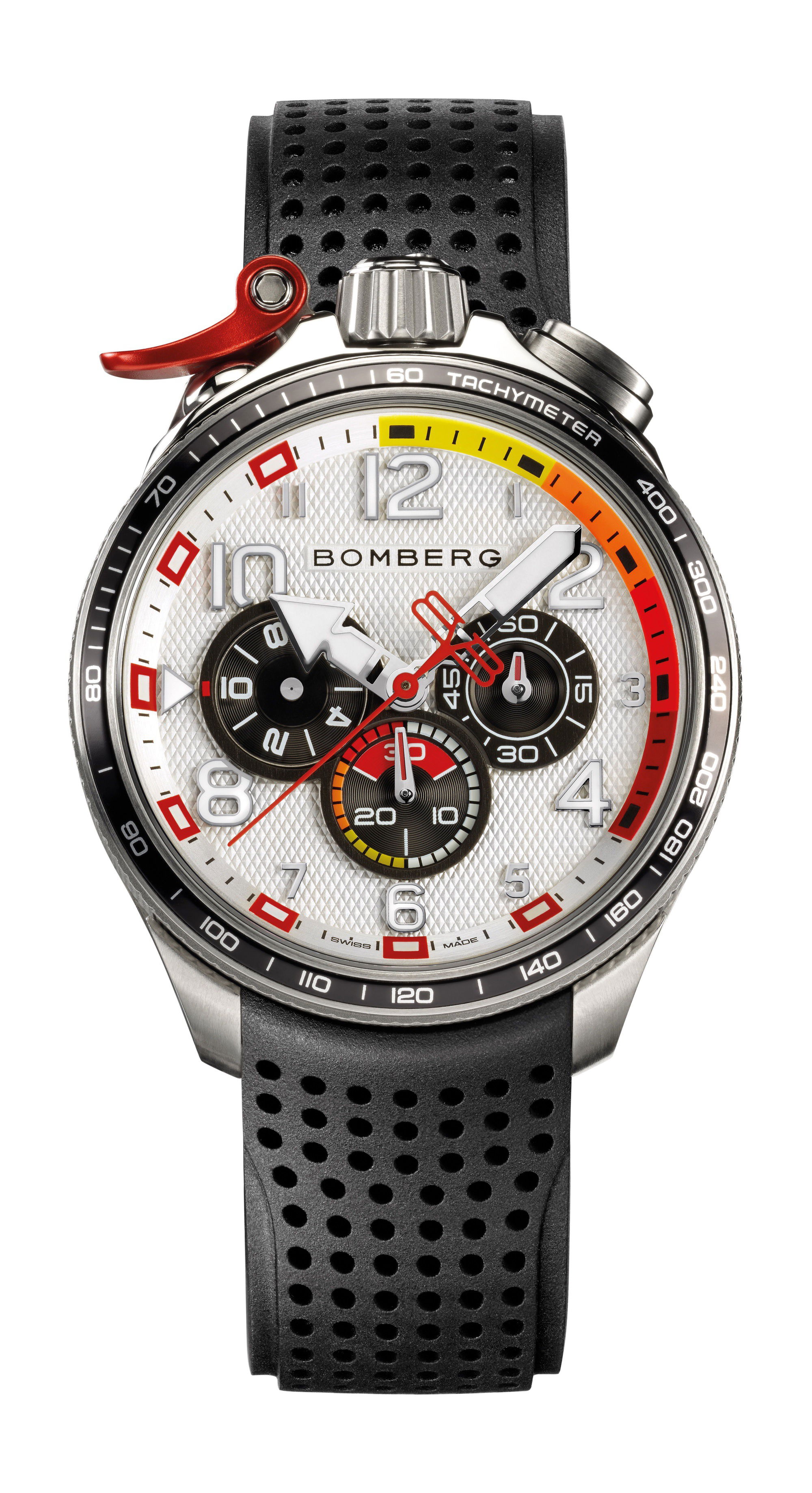 Bomberg BOLT-68 Racing White & Black watch