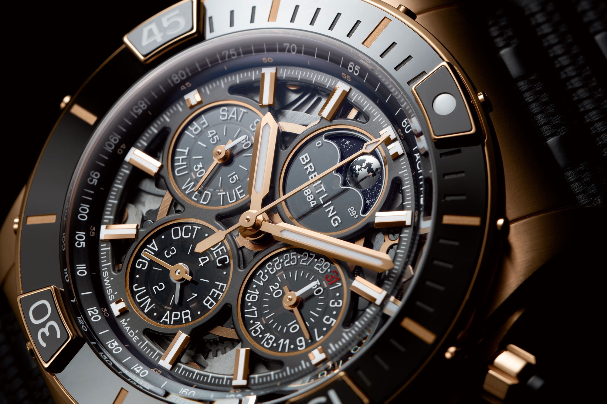 Breitling Super Chronomat B19 44 Perpetual Calendar 140th Anniversary - View 3