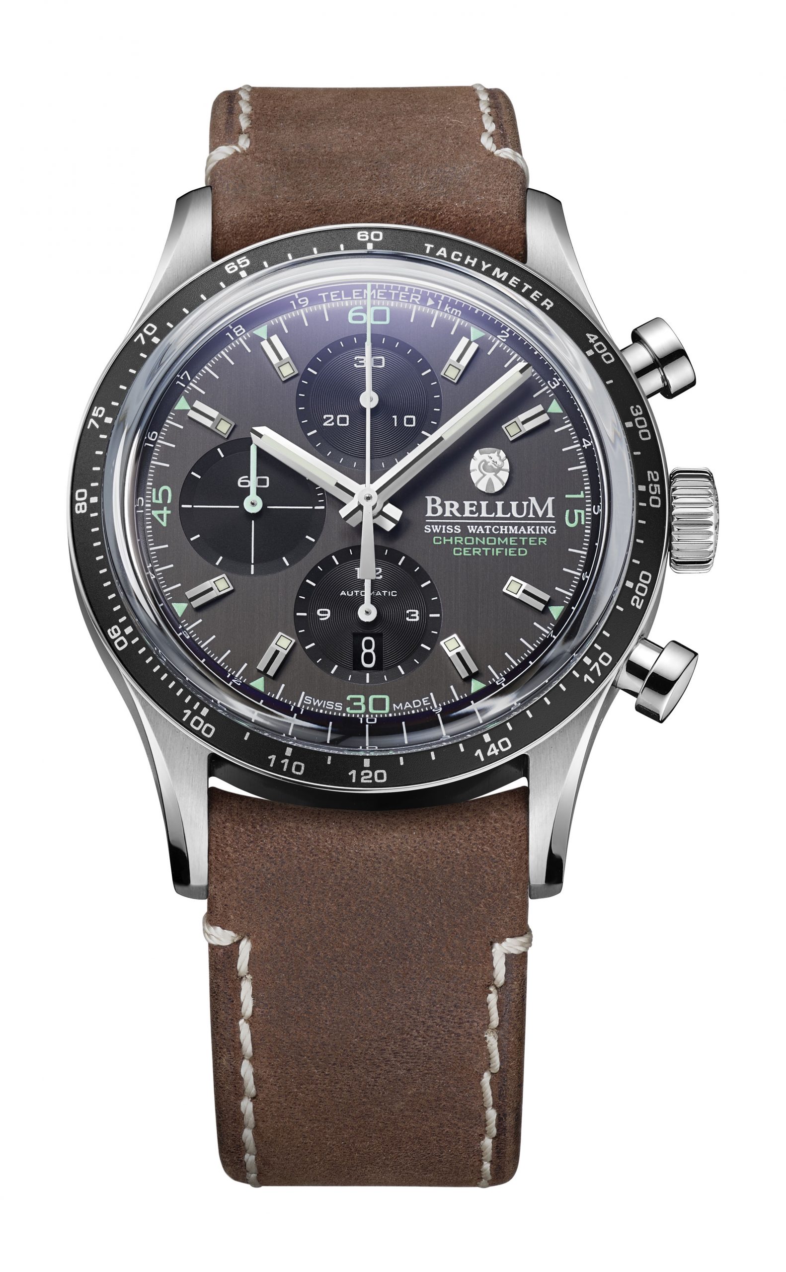 Brellum Pandial Grey Meteor watch