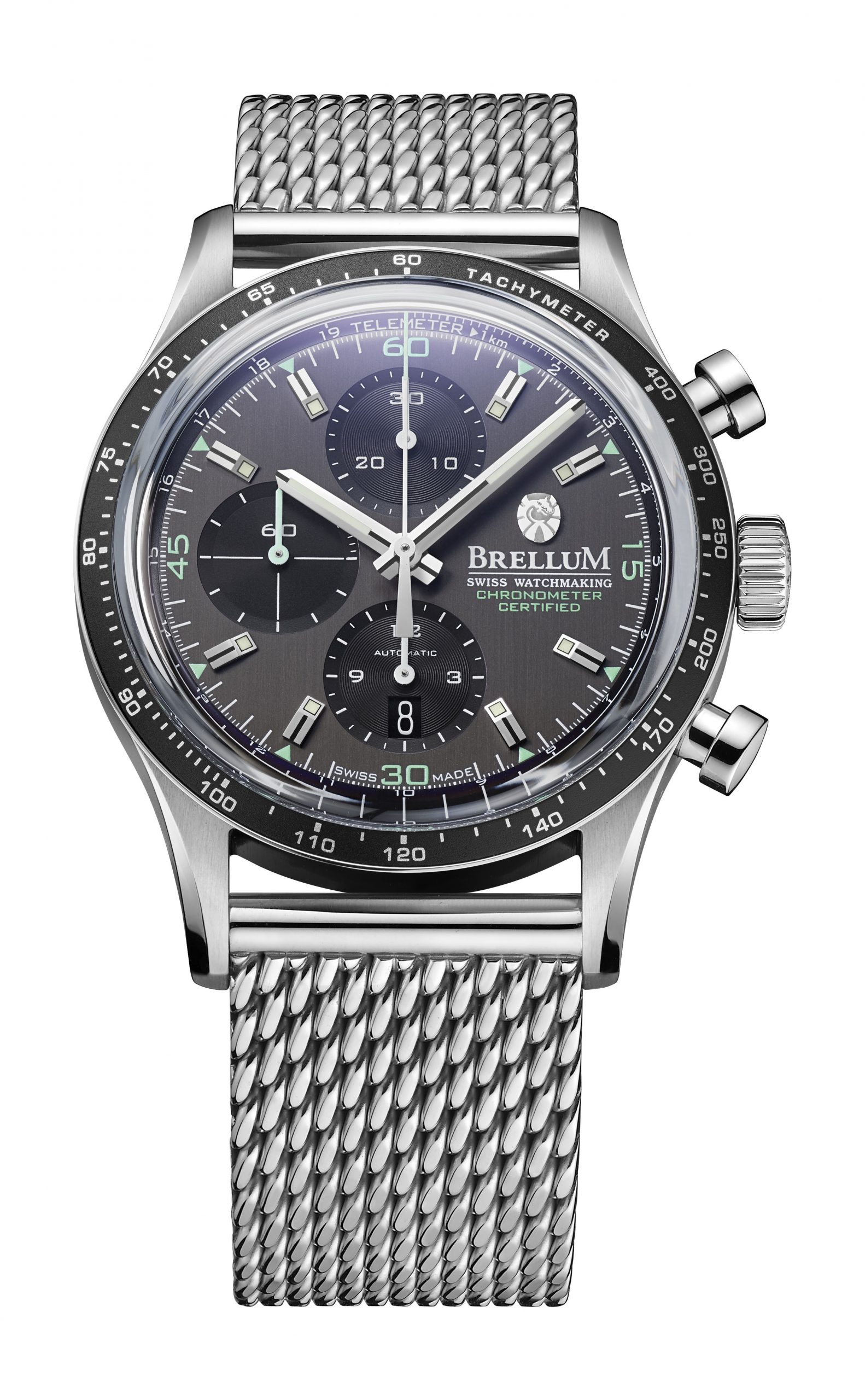 Brellum Pandial Grey Meteor watch
