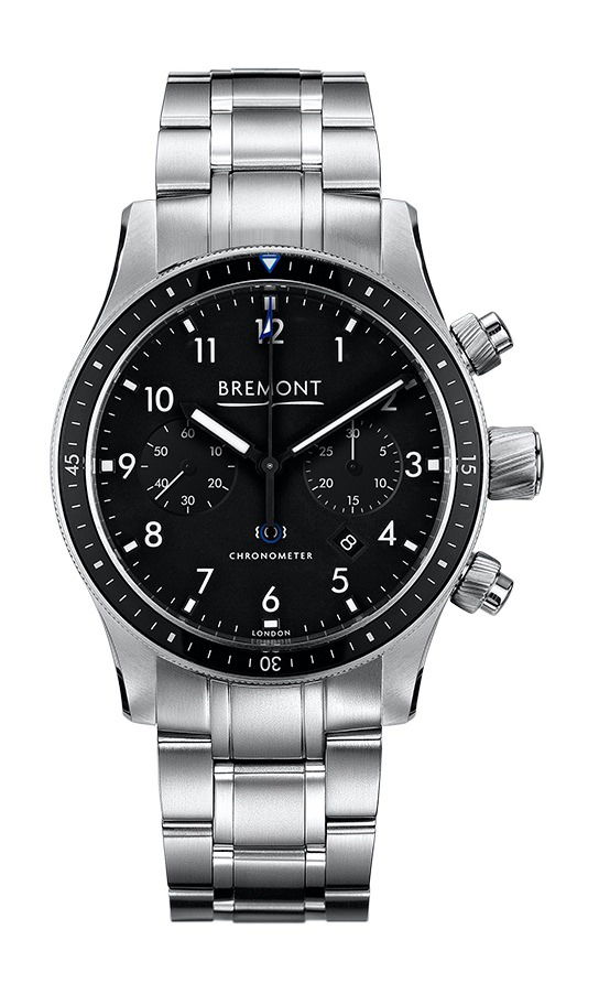 Bremont MODEL 247 STAINLESS STEEL BLACK BRACELET watch
