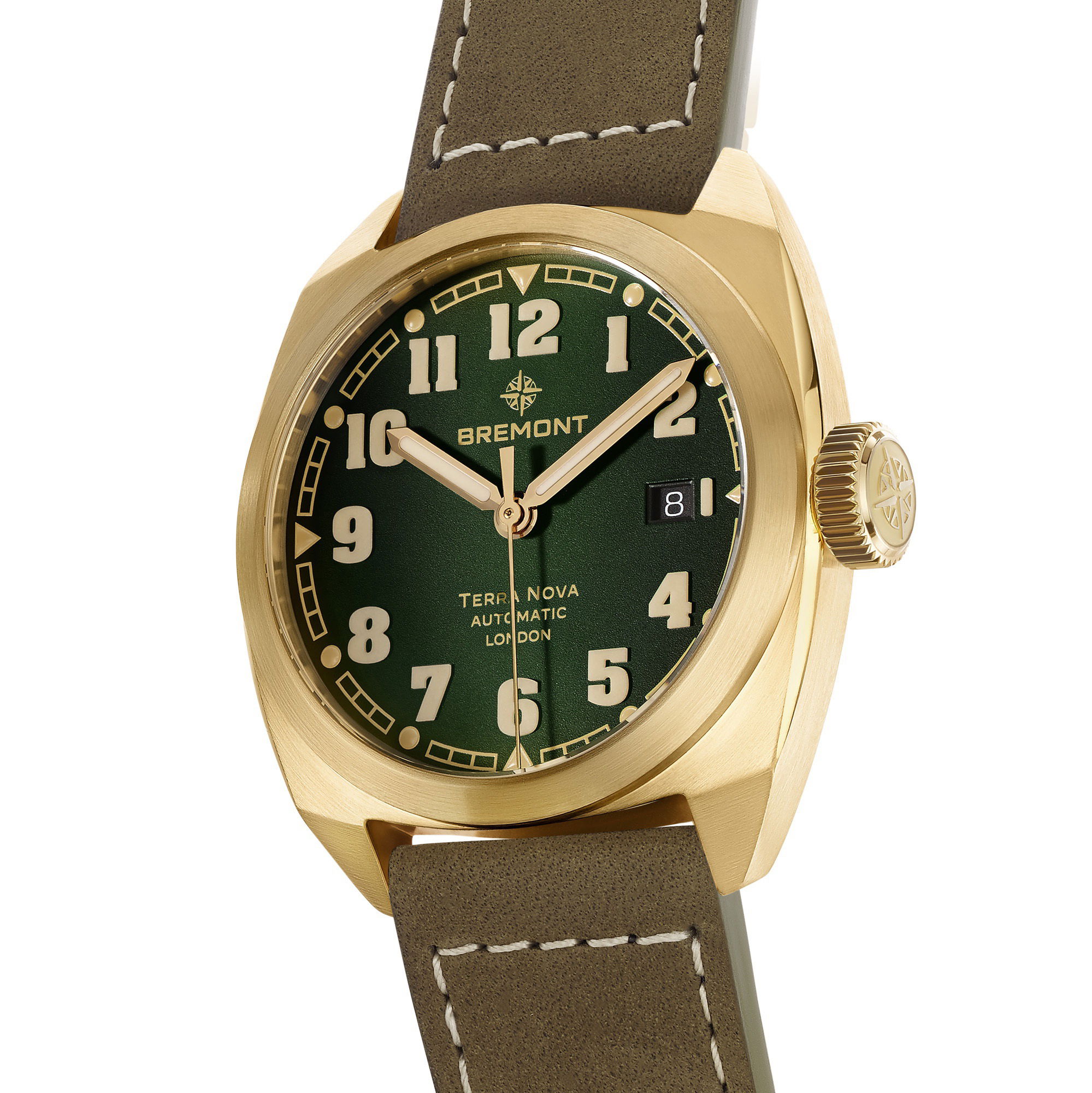 Bremont Terra Nova 40.5 mm Date Bronze - View 3