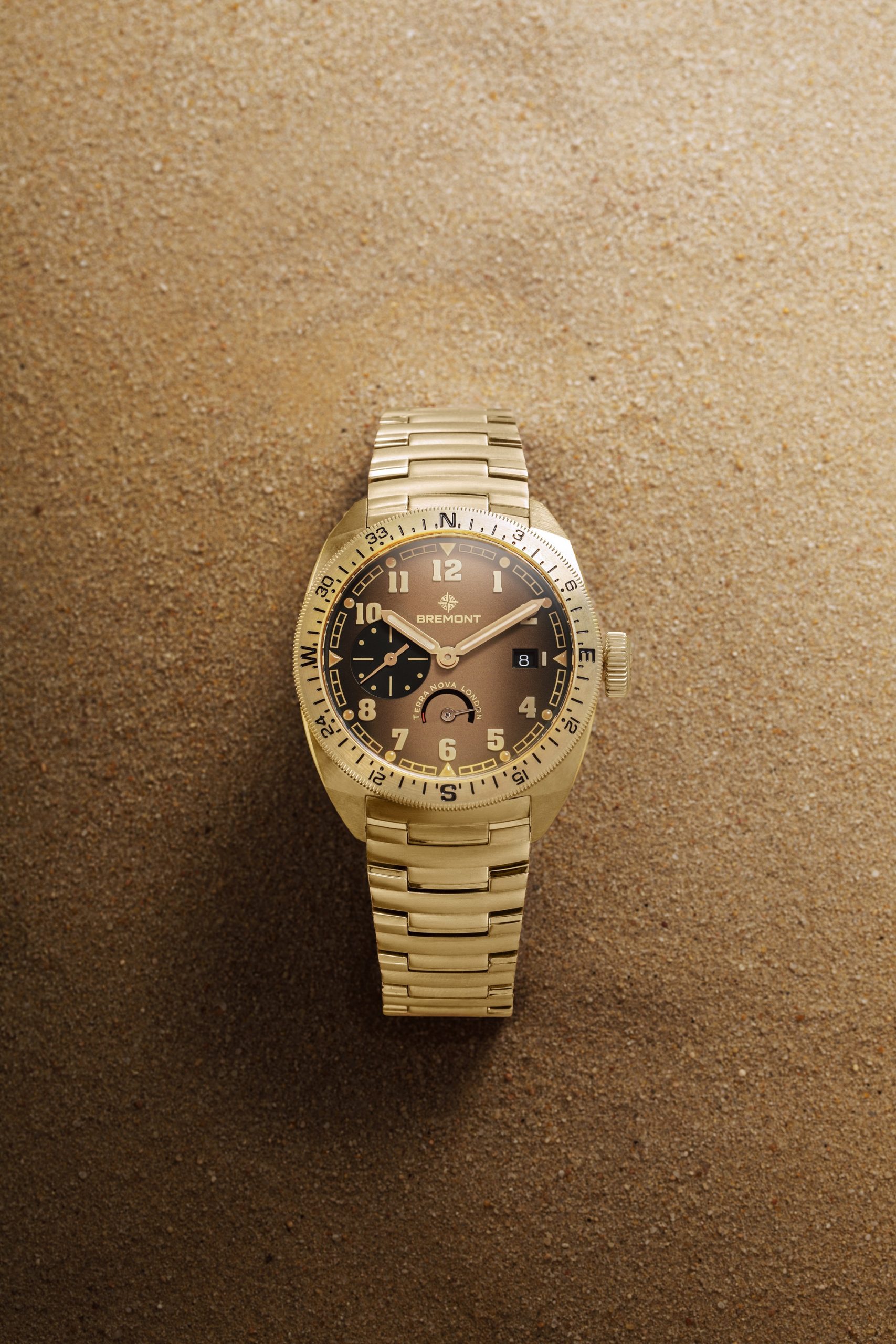 Bremont Terra Nova 40.5 Turning Bezel Power Reserve Bronze - View 2
