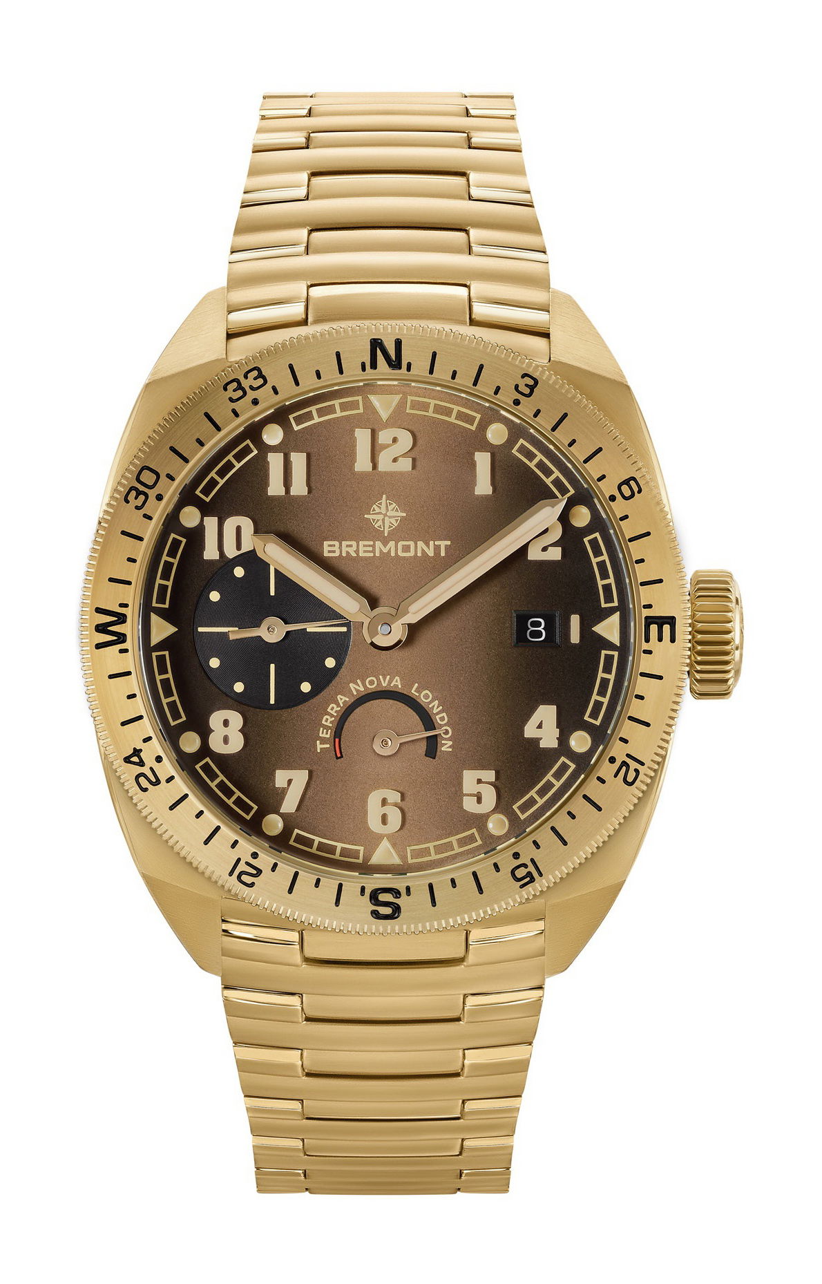 Bremont Terra Nova 40.5 Turning Bezel Power Reserve Bronze watch