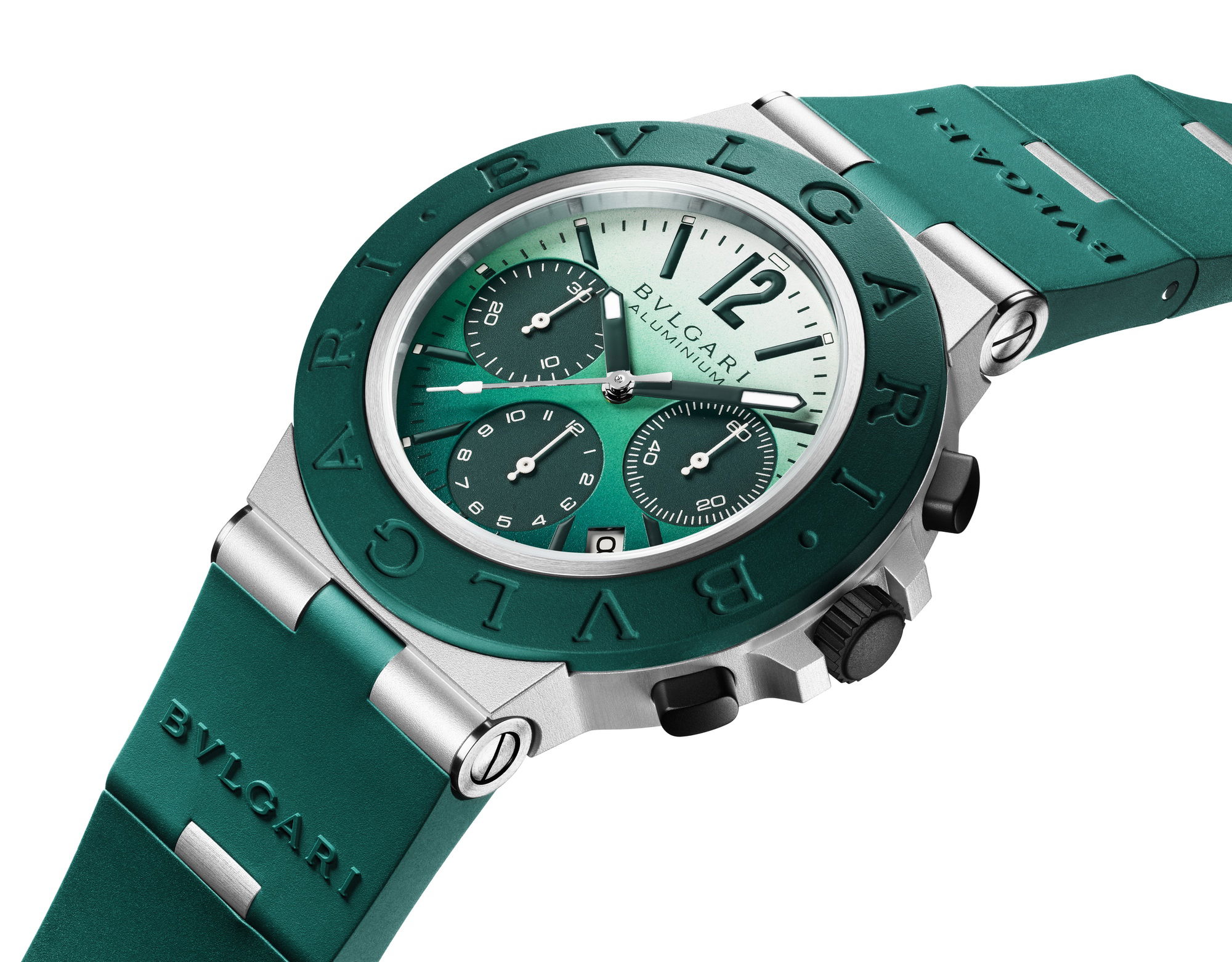 Bvlgari Bvlgari Aluminium Chronograph Smeraldo - View 3