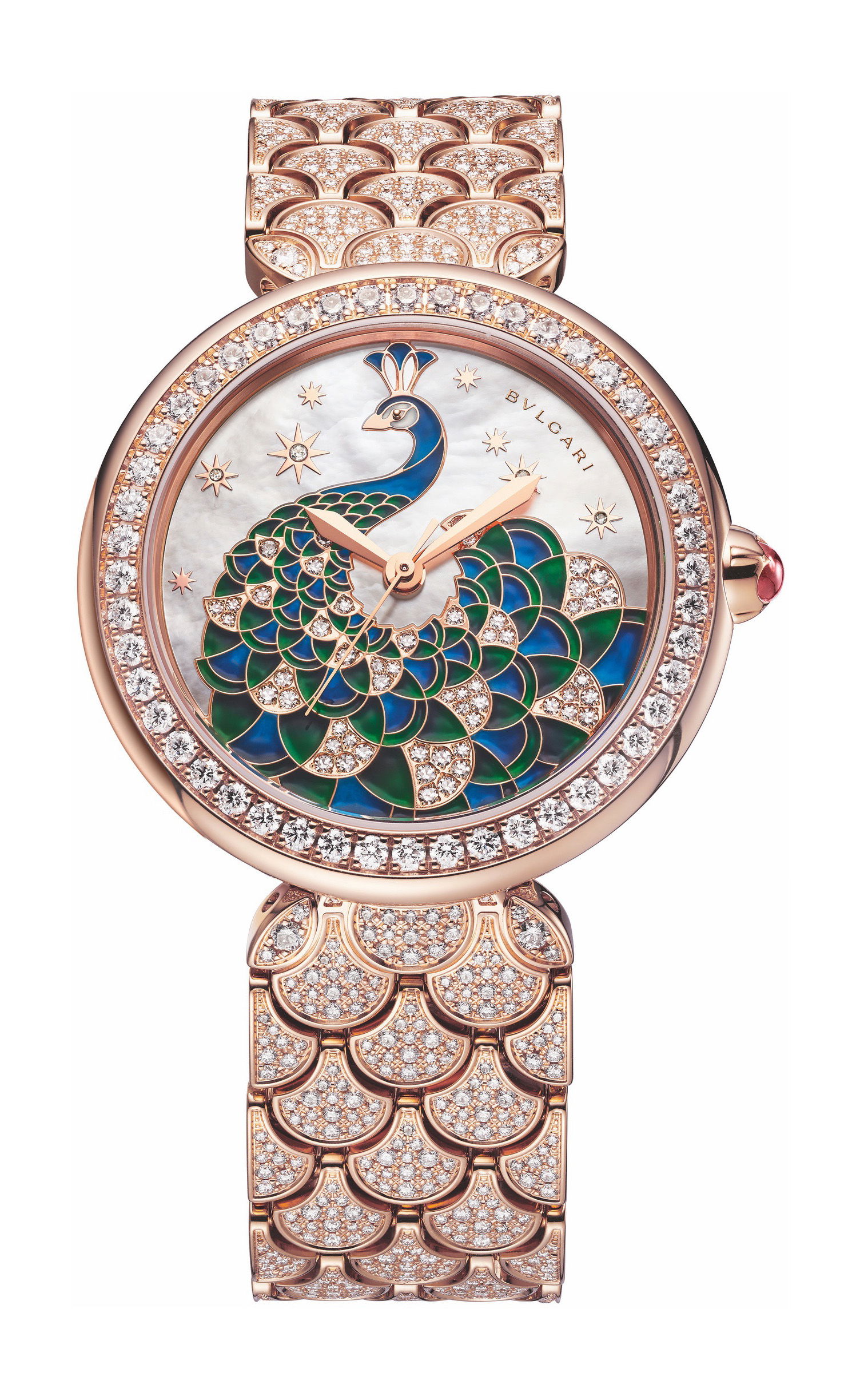 Bvlgari Divas’ Dream Peacock Diamonds watch