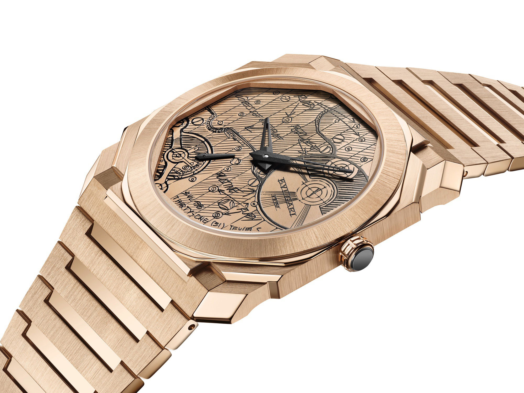Bvlgari Octo Finissimo Automatique BVL 138 Sketch - View 3