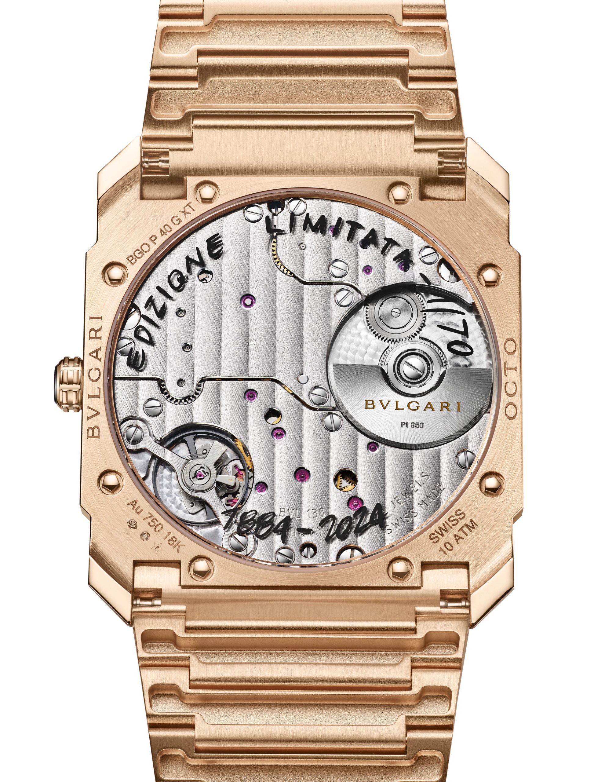 Bvlgari Octo Finissimo Chronograph GMT BVL 318 Sketch - View 3
