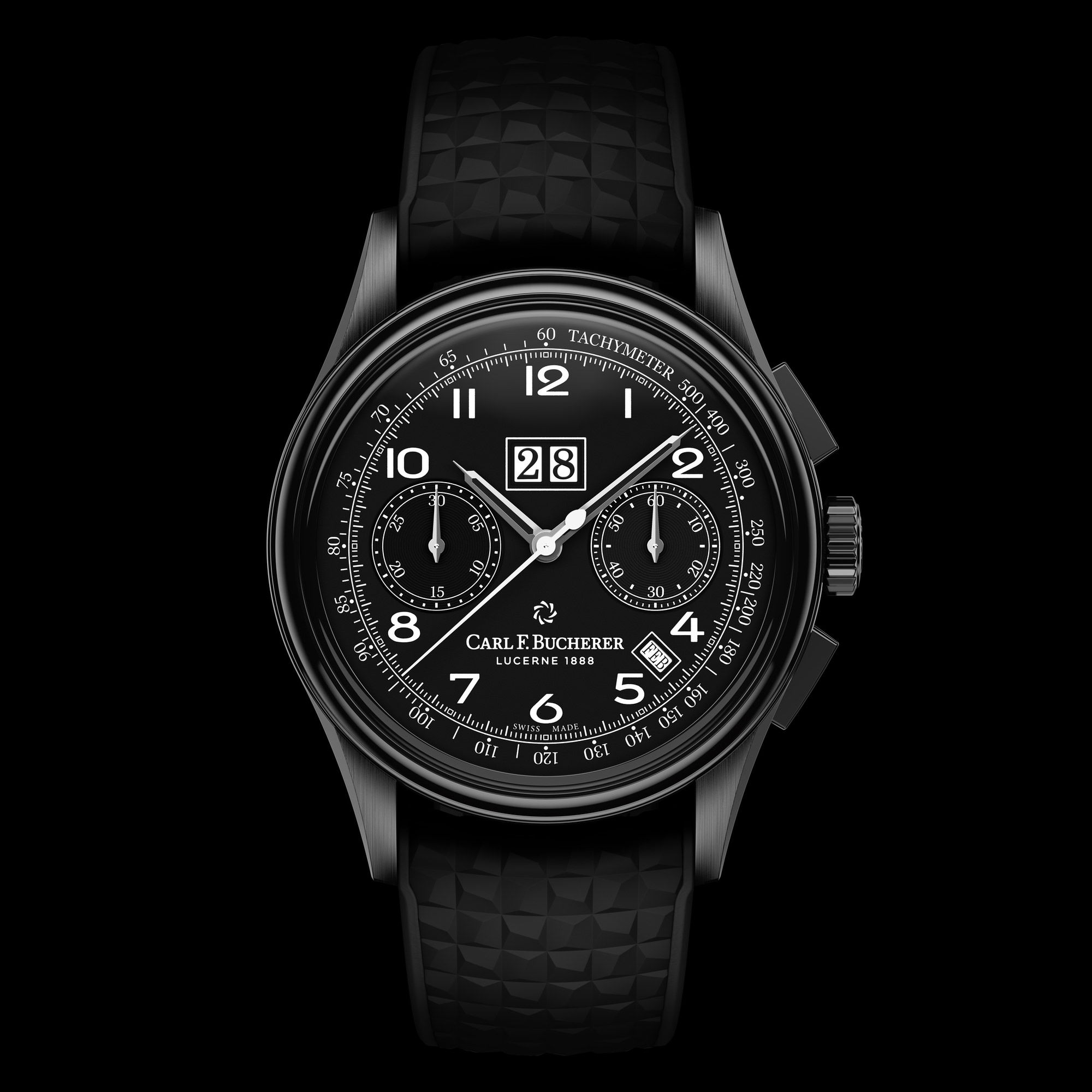 Carl F. Bucherer Heritage BiCompax Annual Black - View 2