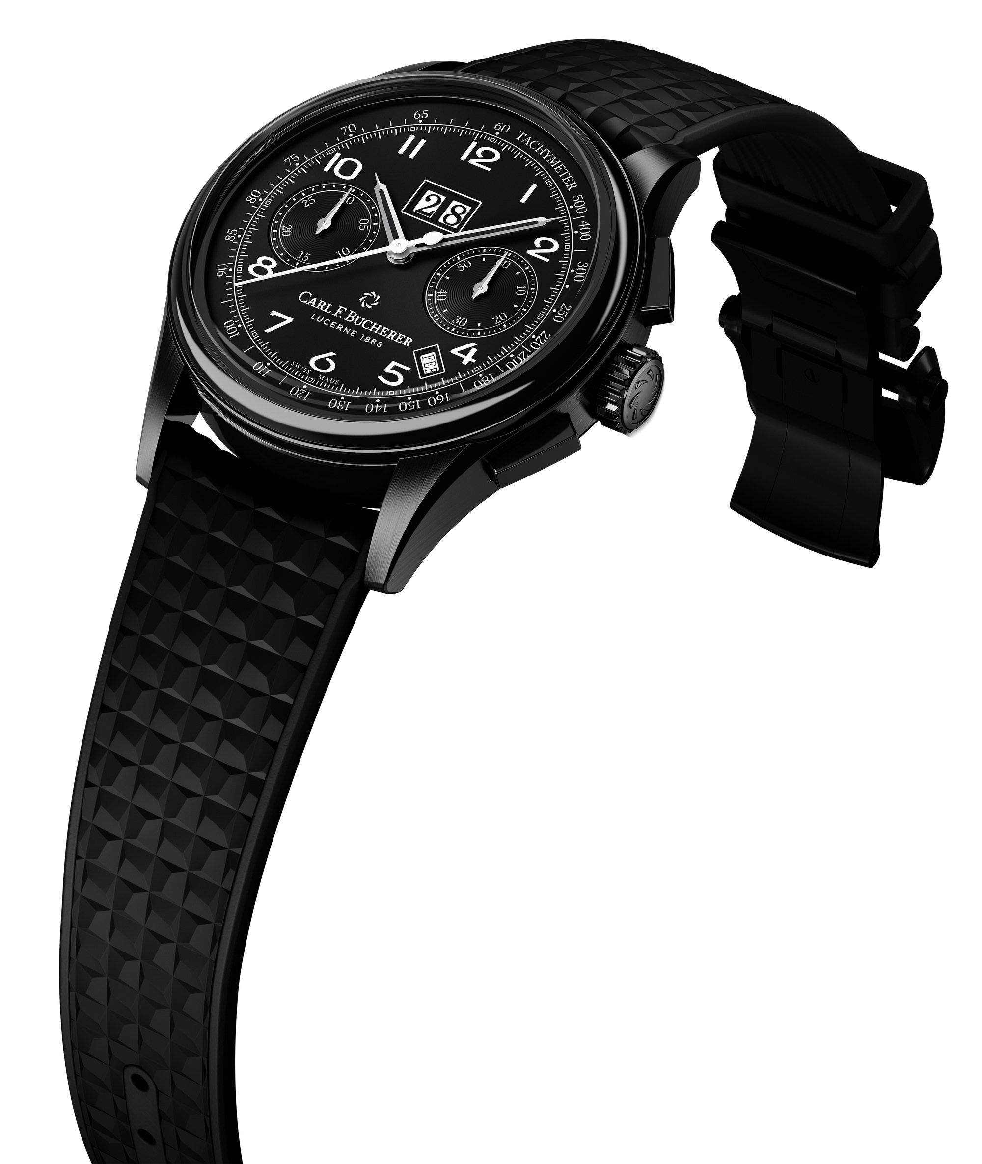 Carl F. Bucherer Heritage BiCompax Annual Black - View 3