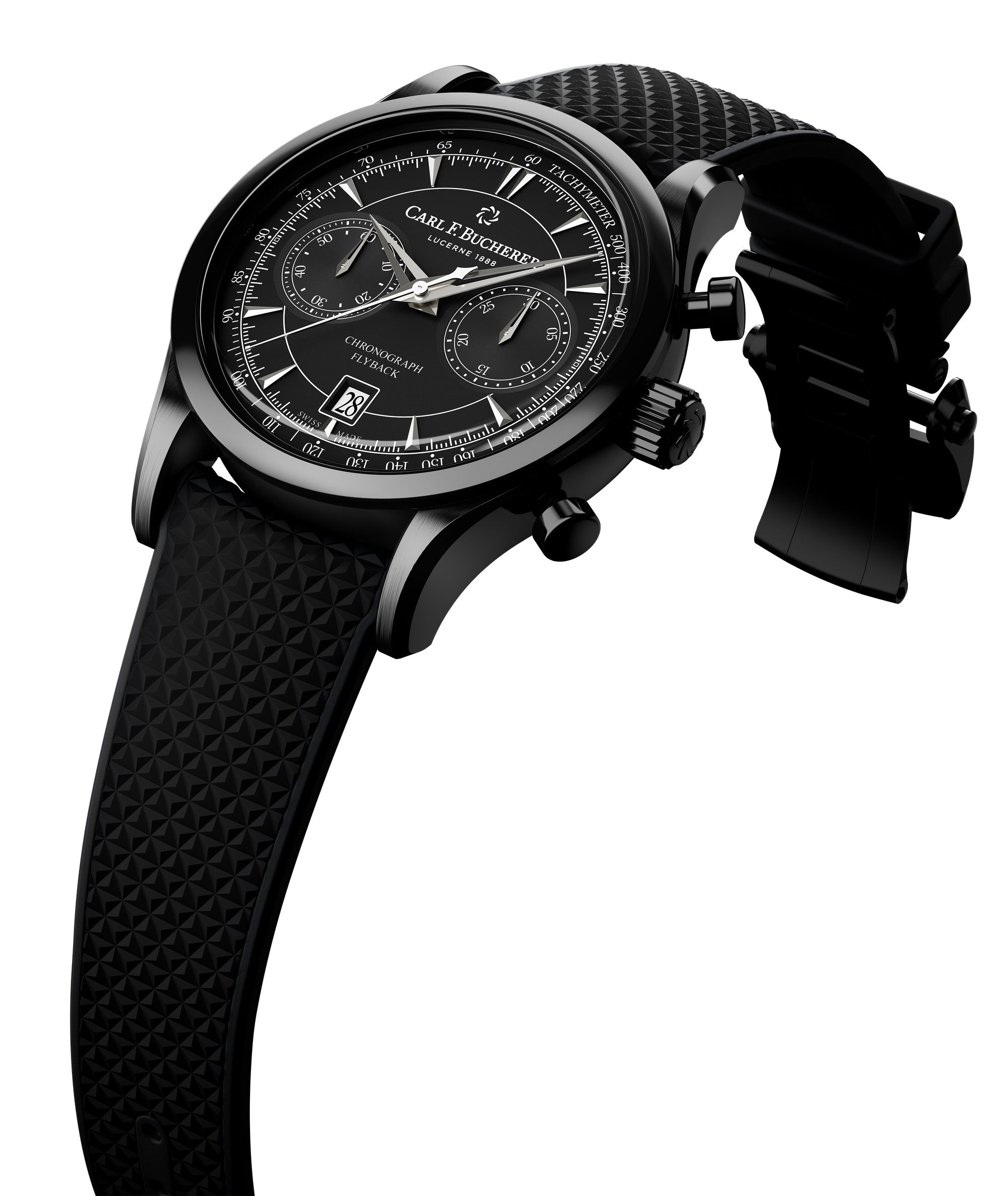 Carl F. Bucherer Manero Flyback Black - View 3