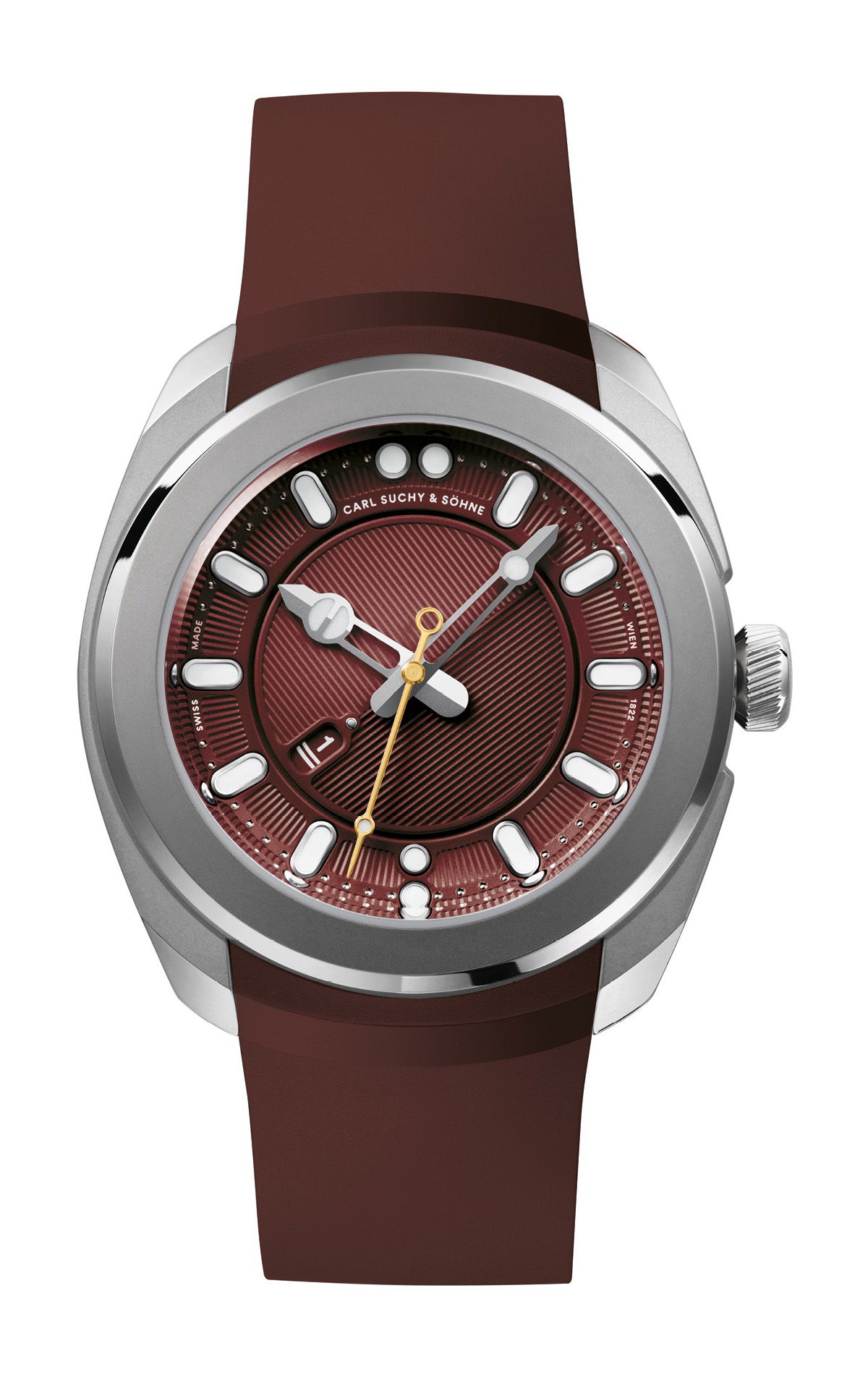 Carl Suchy & Söhne Belvedere Bordeaux watch