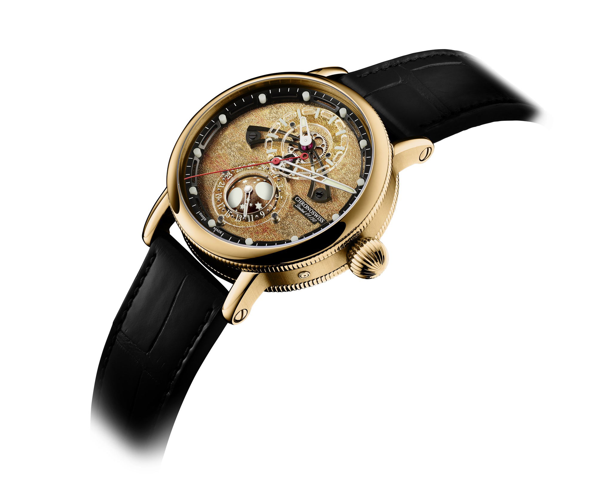 Chronoswiss Space Time Jupiter Gold - View 2