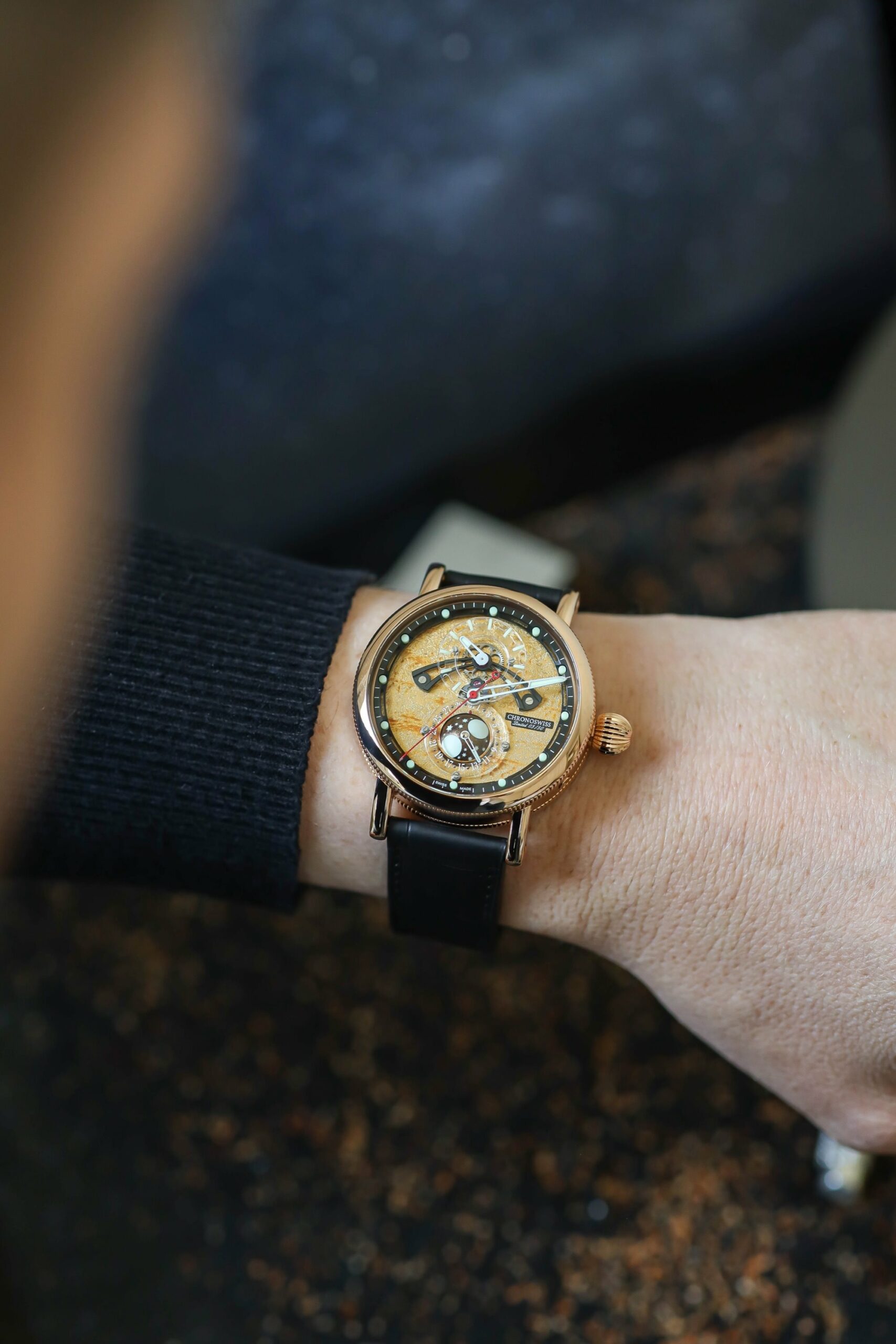 Chronoswiss Space Time Jupiter Gold - View 3