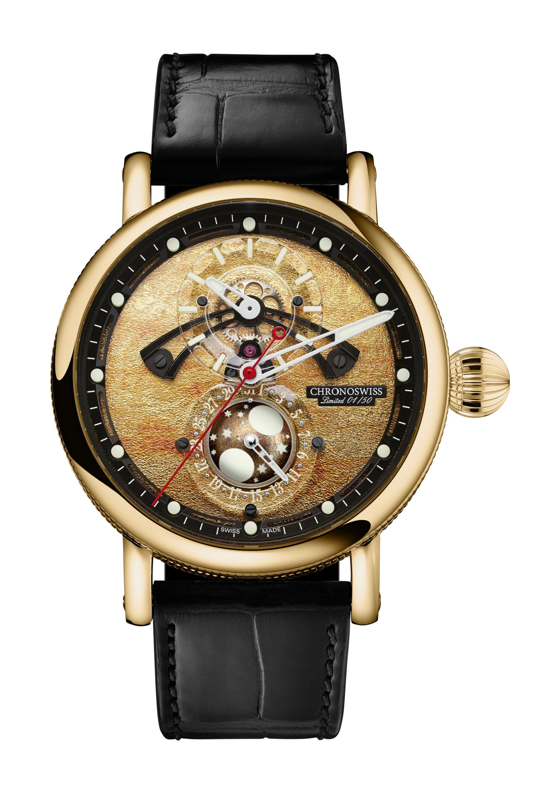 Chronoswiss Space Time Jupiter Gold watch