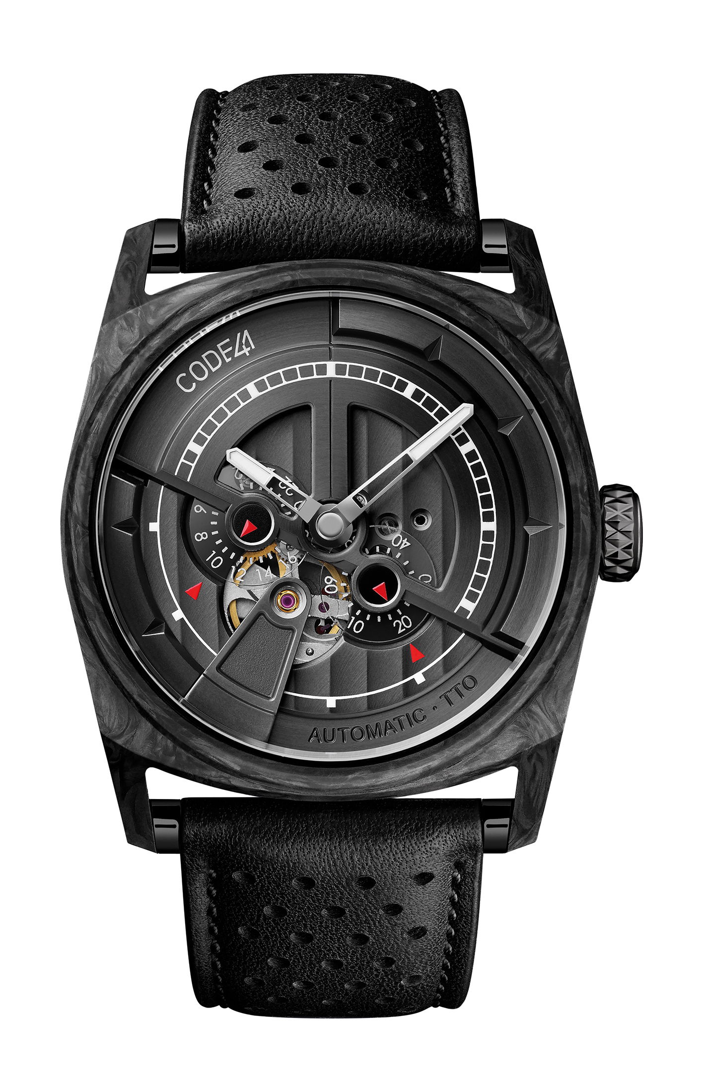 CODE41 Anomaly-01 Forged Carbon watch