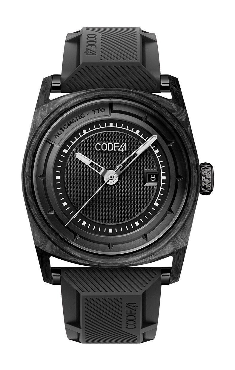 CODE41 ANOMALY-02 Forged Carbon watch