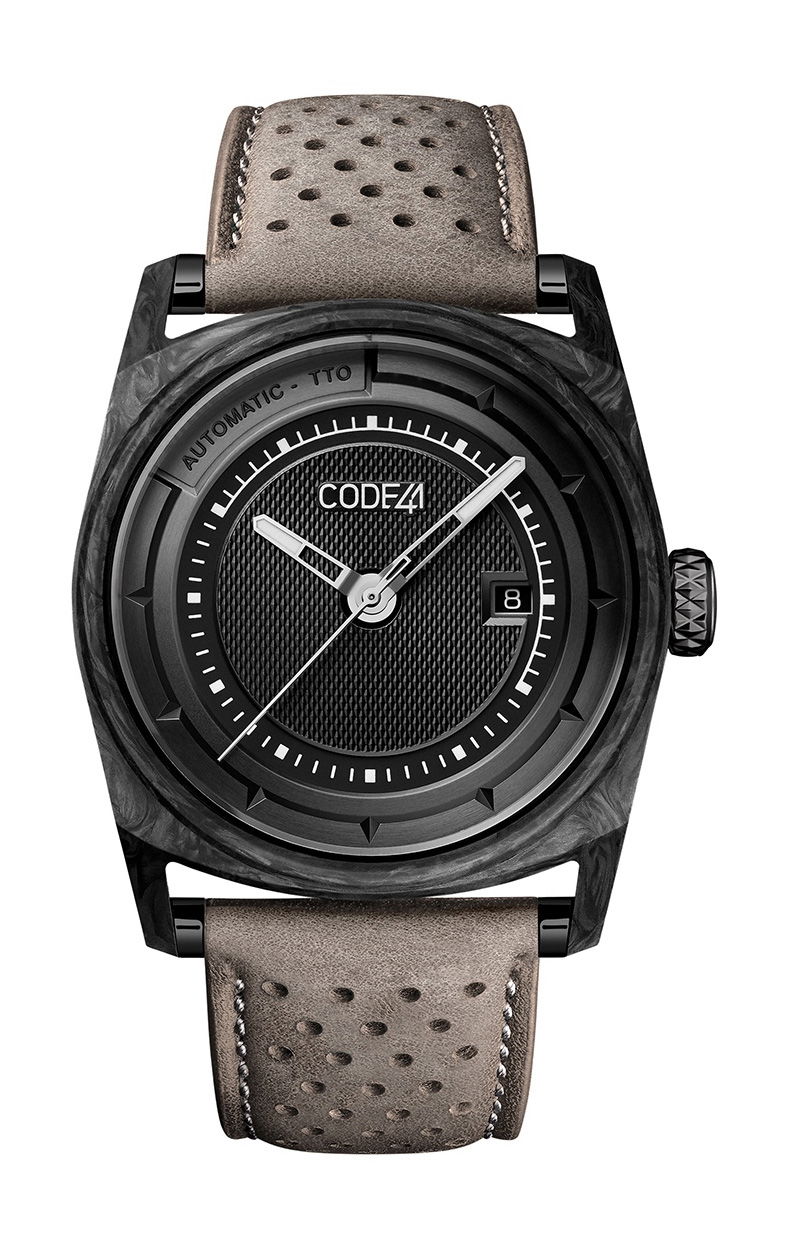 CODE41 ANOMALY-02 Forged Carbon watch