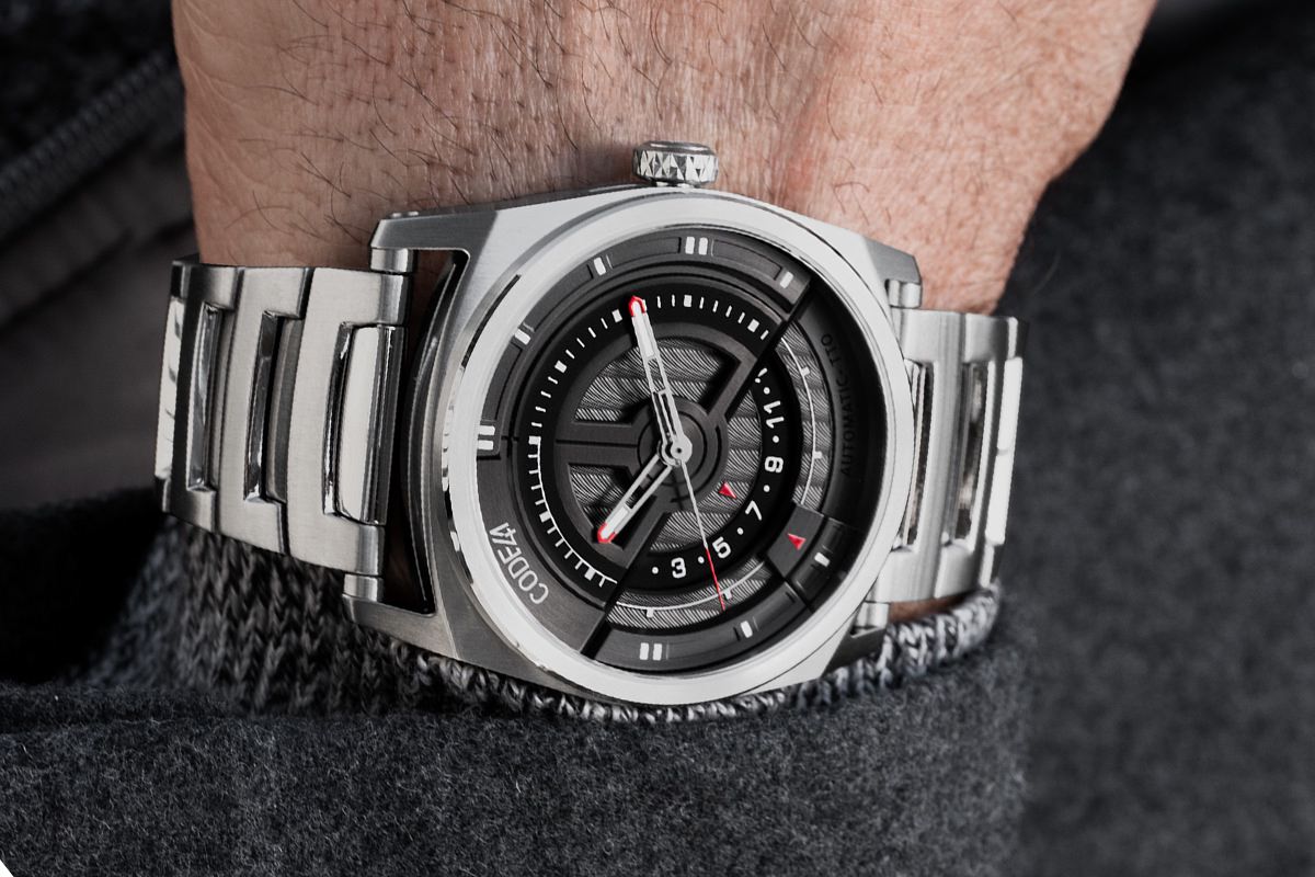 CODE41 Anomaly Evolution Steel Black Dial - View 2