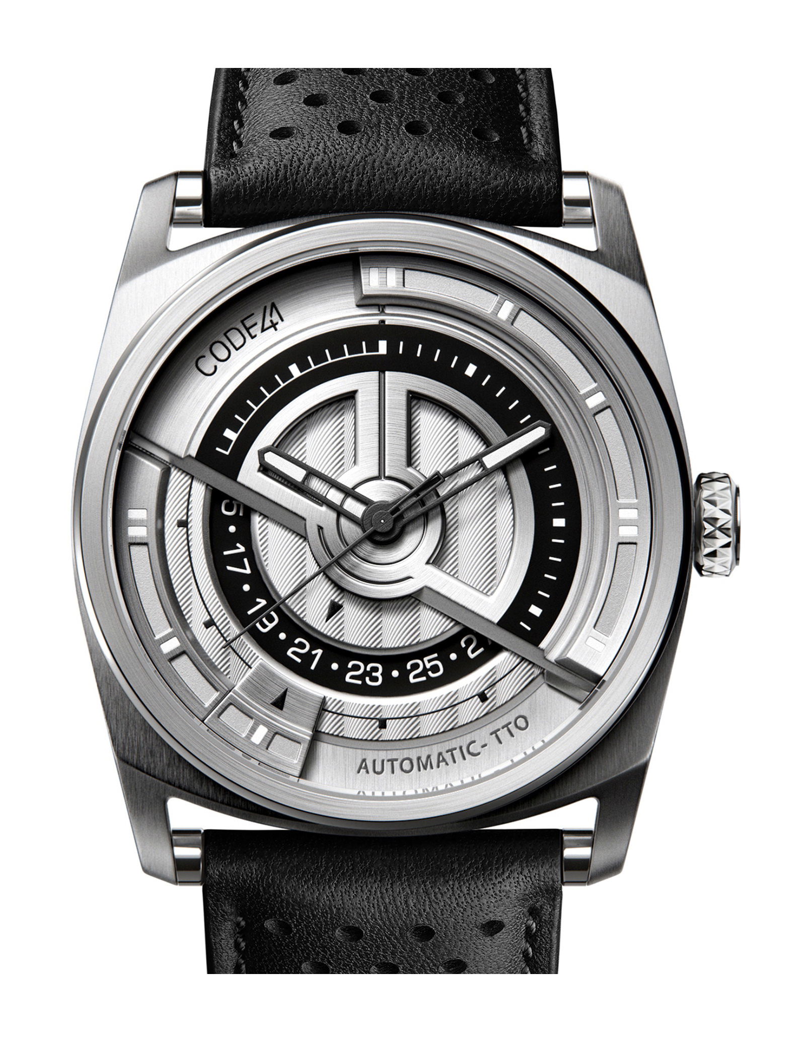 CODE41 Anomaly Evolution Steel Silver Dial watch