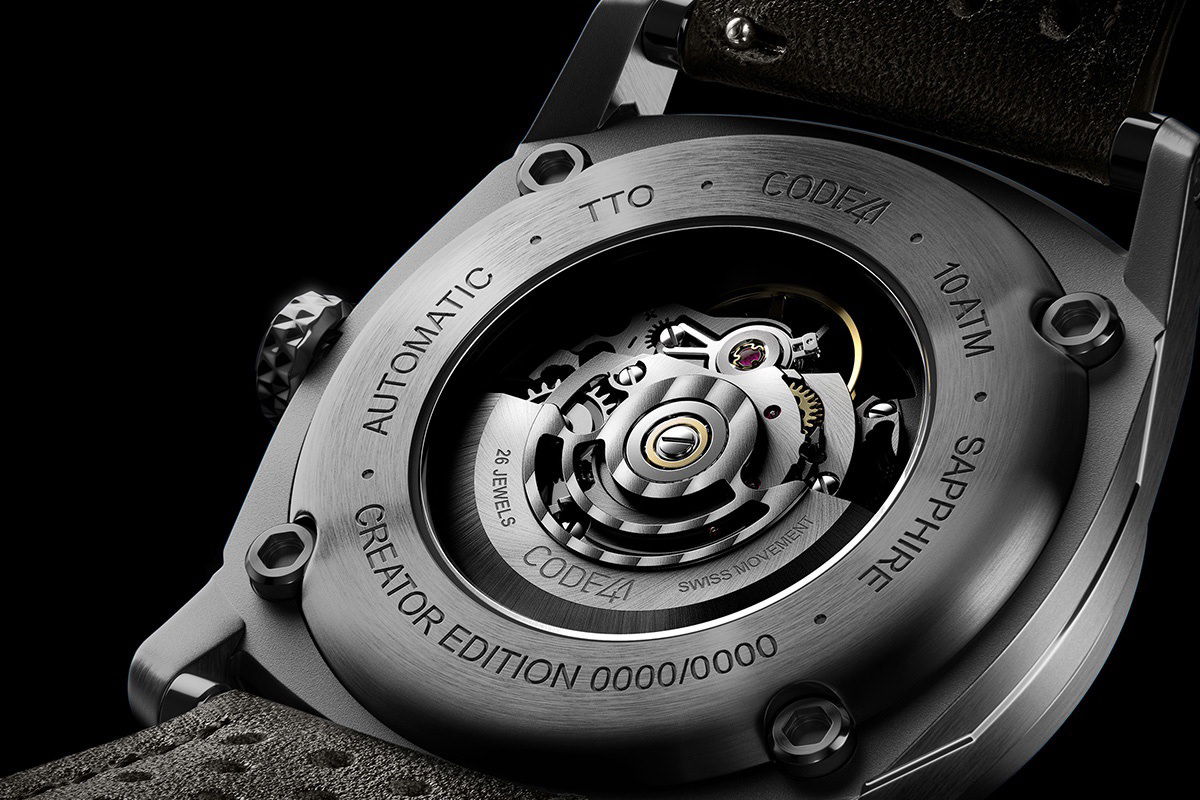 CODE41 ANOMALY-T4 Anthracite PVD - View 2