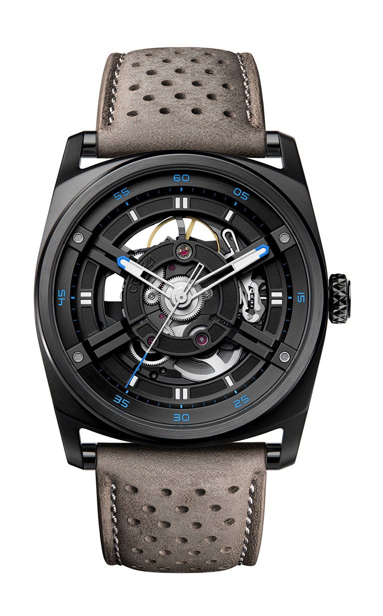 CODE41 ANOMALY-T4 Black PVD Black & Blue watch