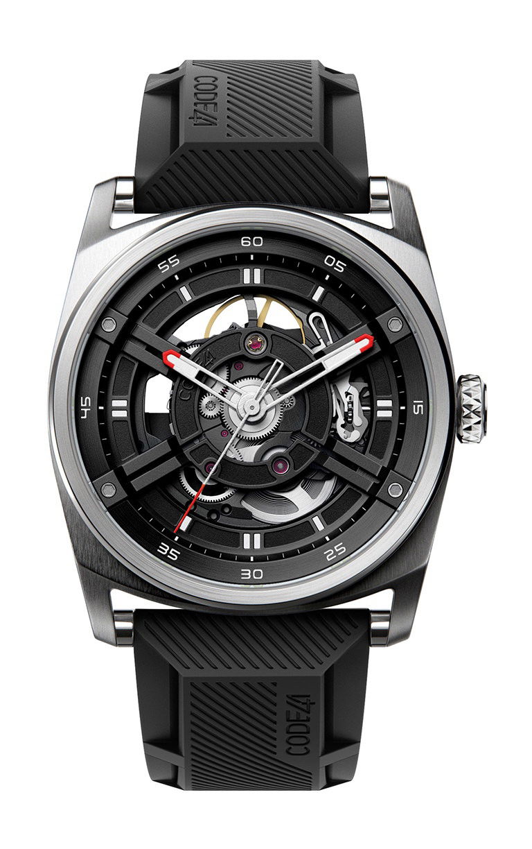 CODE41 ANOMALY-T4 Steel Black watch