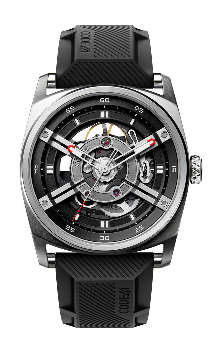 CODE41 ANOMALY-T4 Steel Black & Silver watch