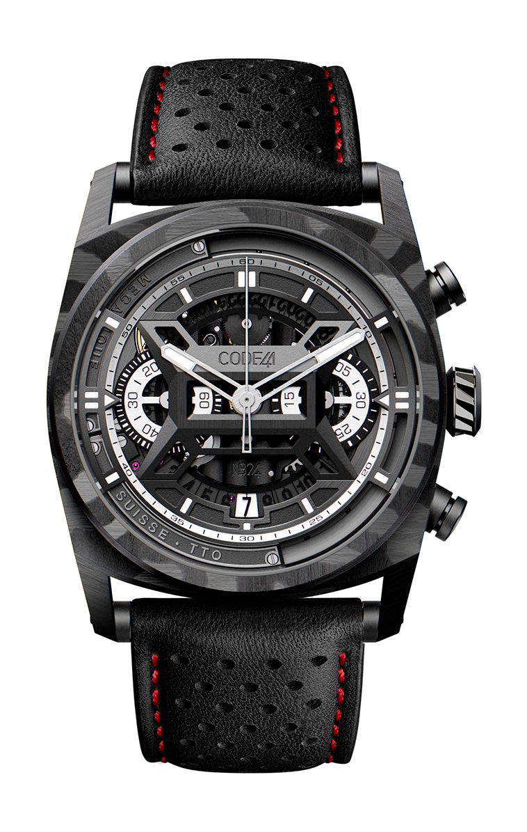 CODE41 NB24 AeroCarbon Black watch