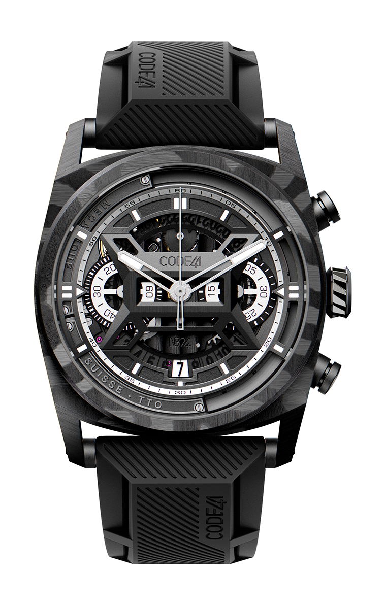 CODE41 NB24 AeroCarbon Black watch