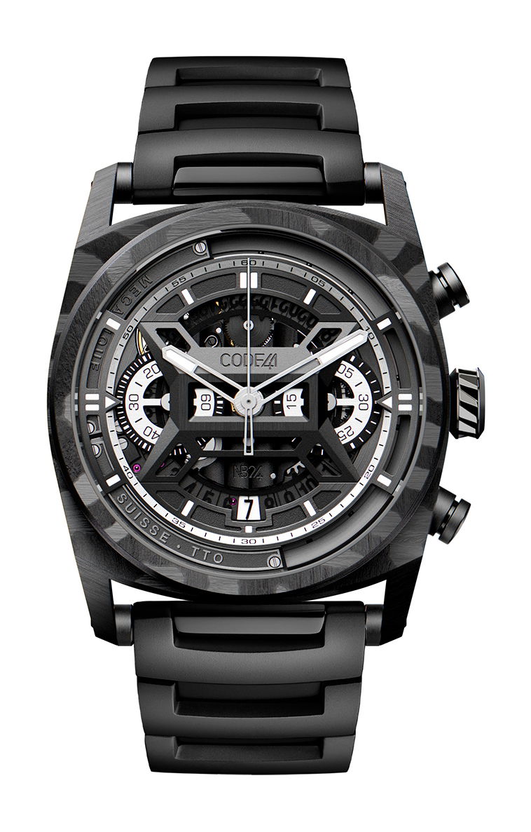 CODE41 NB24 AeroCarbon Black watch