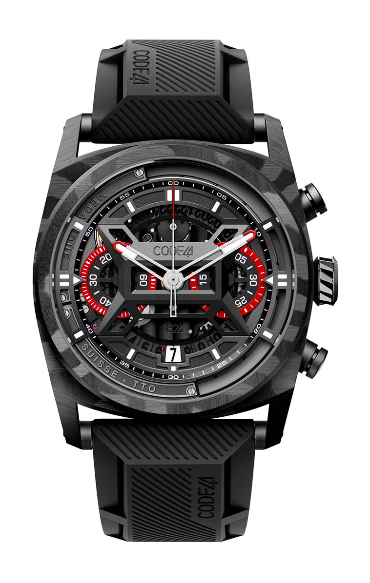 CODE41 NB24 AeroCarbon Red watch