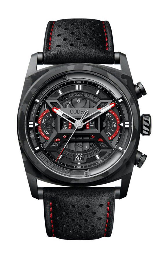 CODE41 NB24 AeroCarbon Red watch