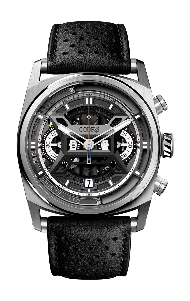 CODE41 NB24 NativeDNA Titanium Black watch
