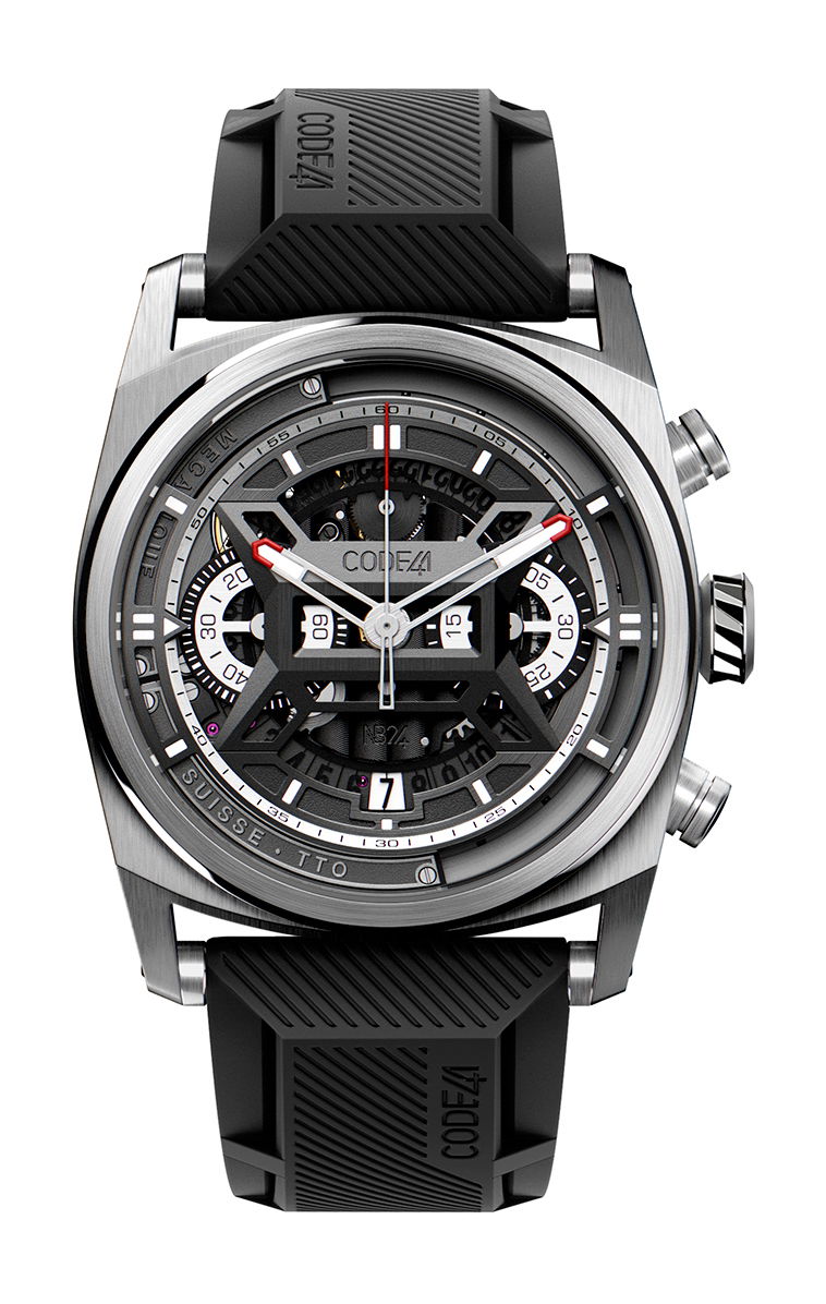 CODE41 NB24 NativeDNA Titanium Black watch