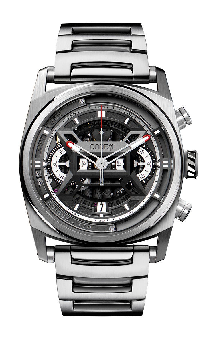 CODE41 NB24 NativeDNA Titanium Black watch