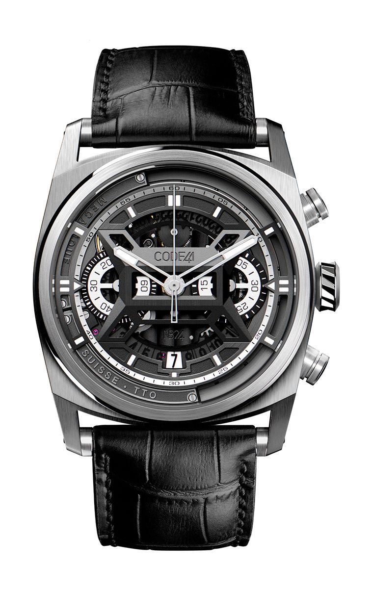 CODE41 NB24 NativeDNA Titanium Black watch